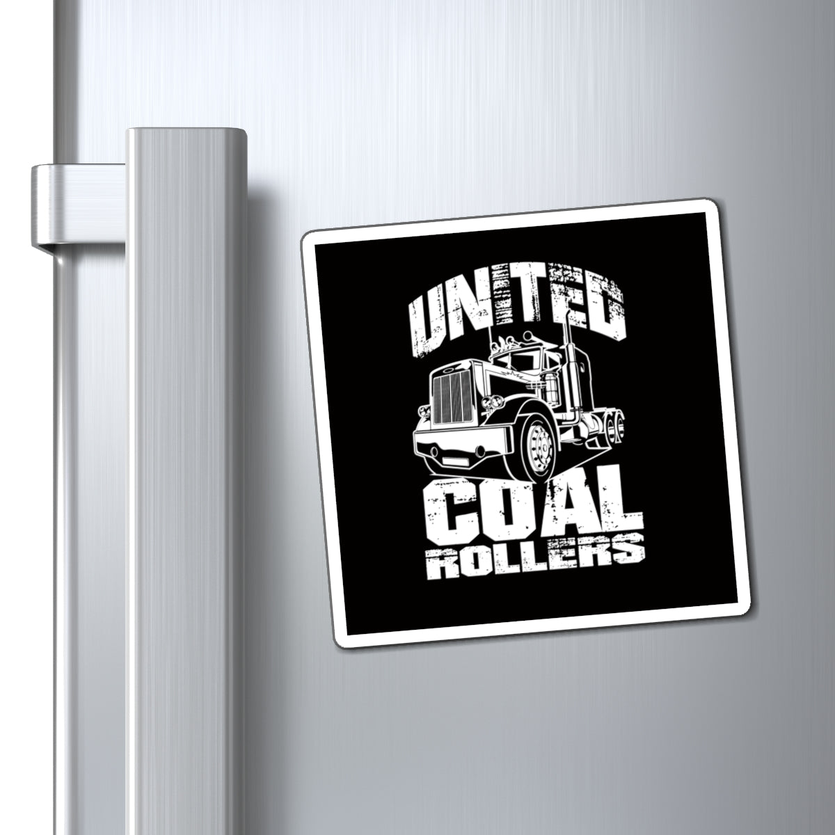 United Coal Rollers Truck Magnet — Truck Refrigerator Decal