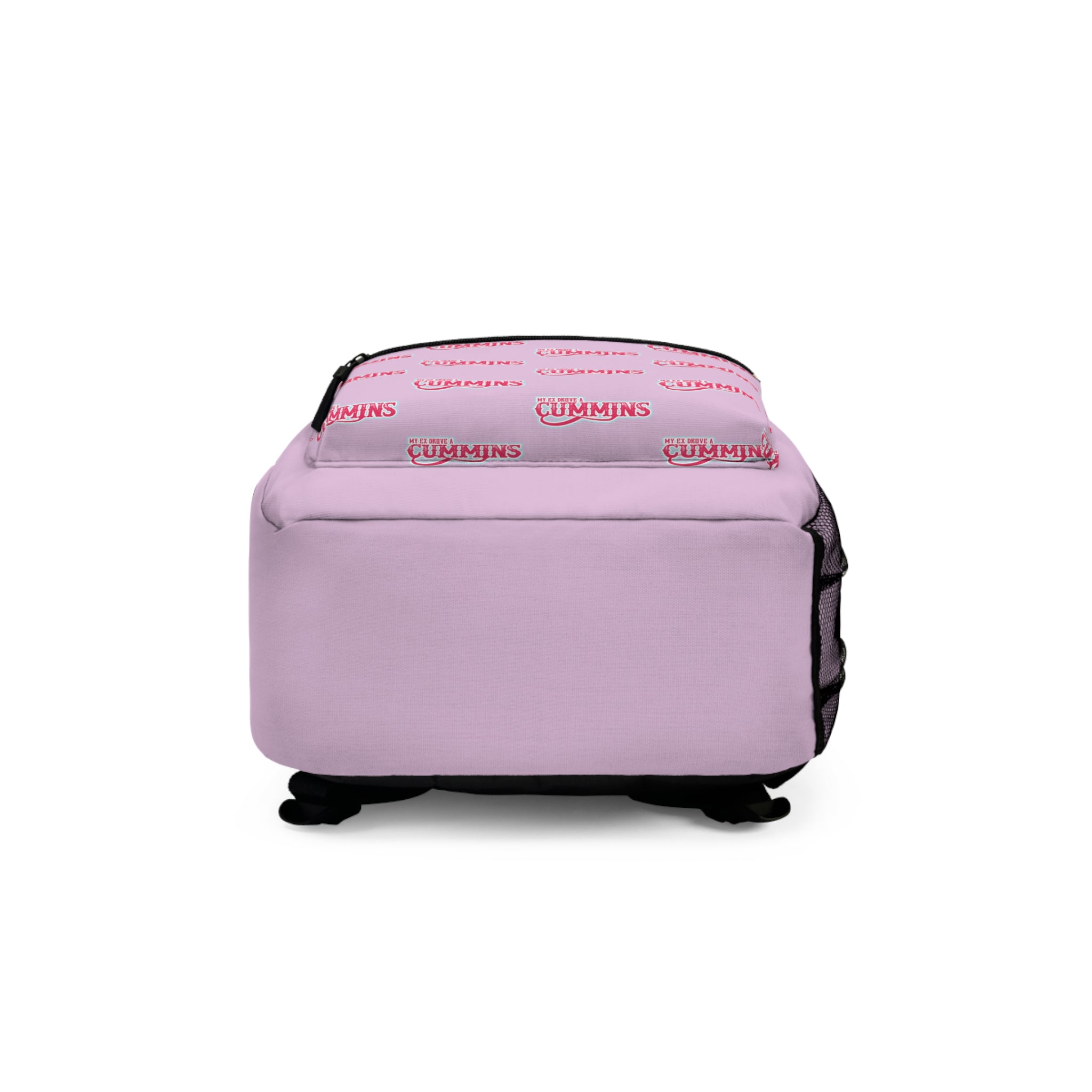 Backpack — Pink "My Ex Drove a Cummins" Graphic Backpack for Diesel Truck Fans
