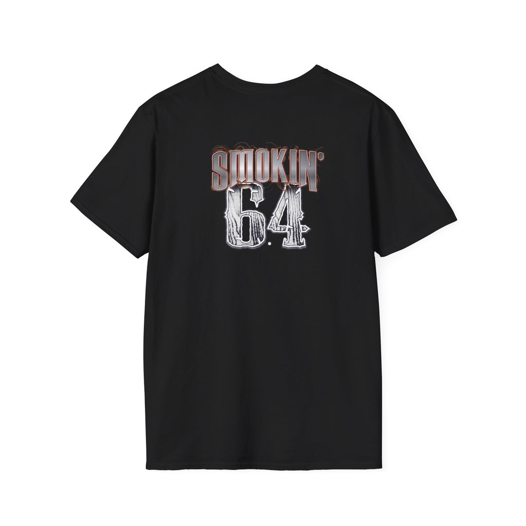 Smokin' 64 Graphic T-Shirt — Retro Rustic Logo Tee