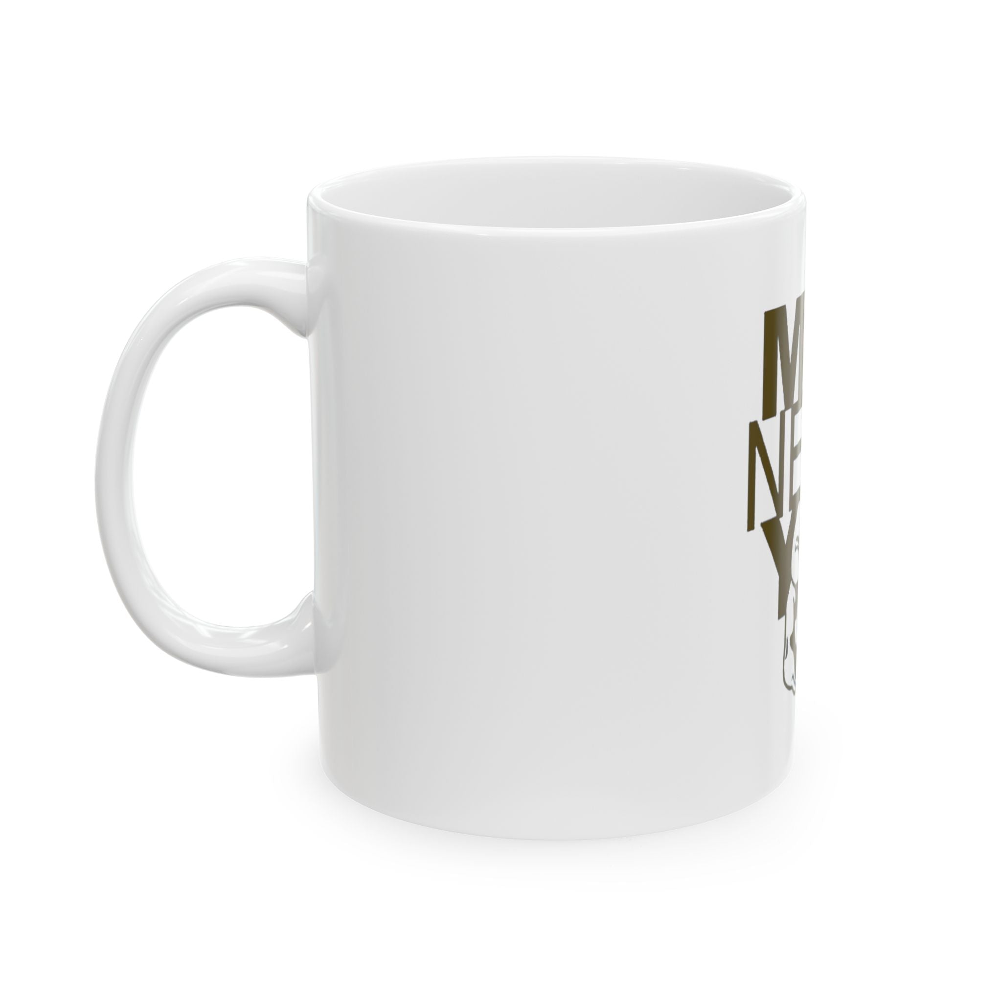 Ceramic Mug — "MUD NEEDS YOU" Pointing Design | Funny Outdoorsman Coffee Cup (11oz, 15oz)