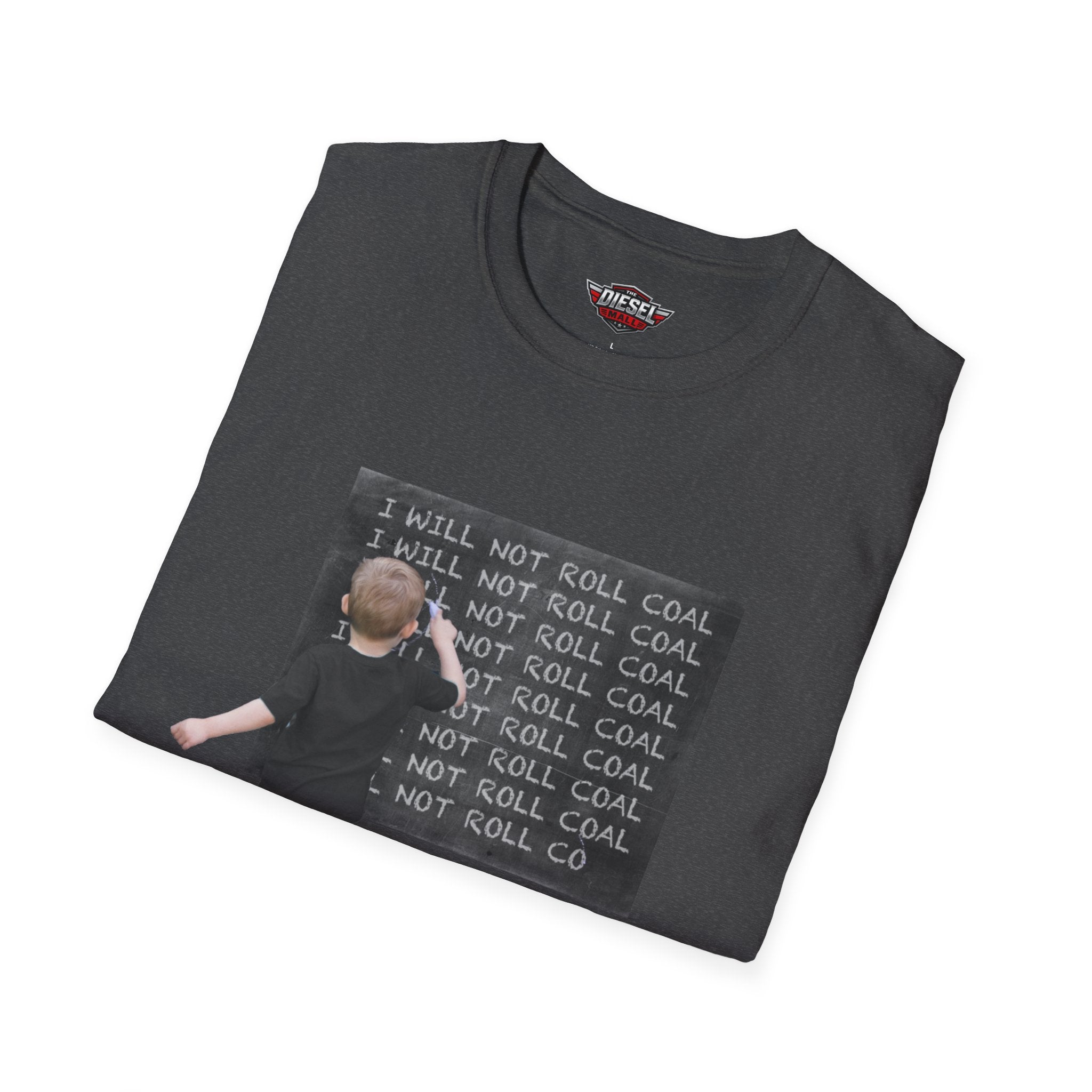Chalkboard Kid 'I Will Not Roll Coal' T-Shirt