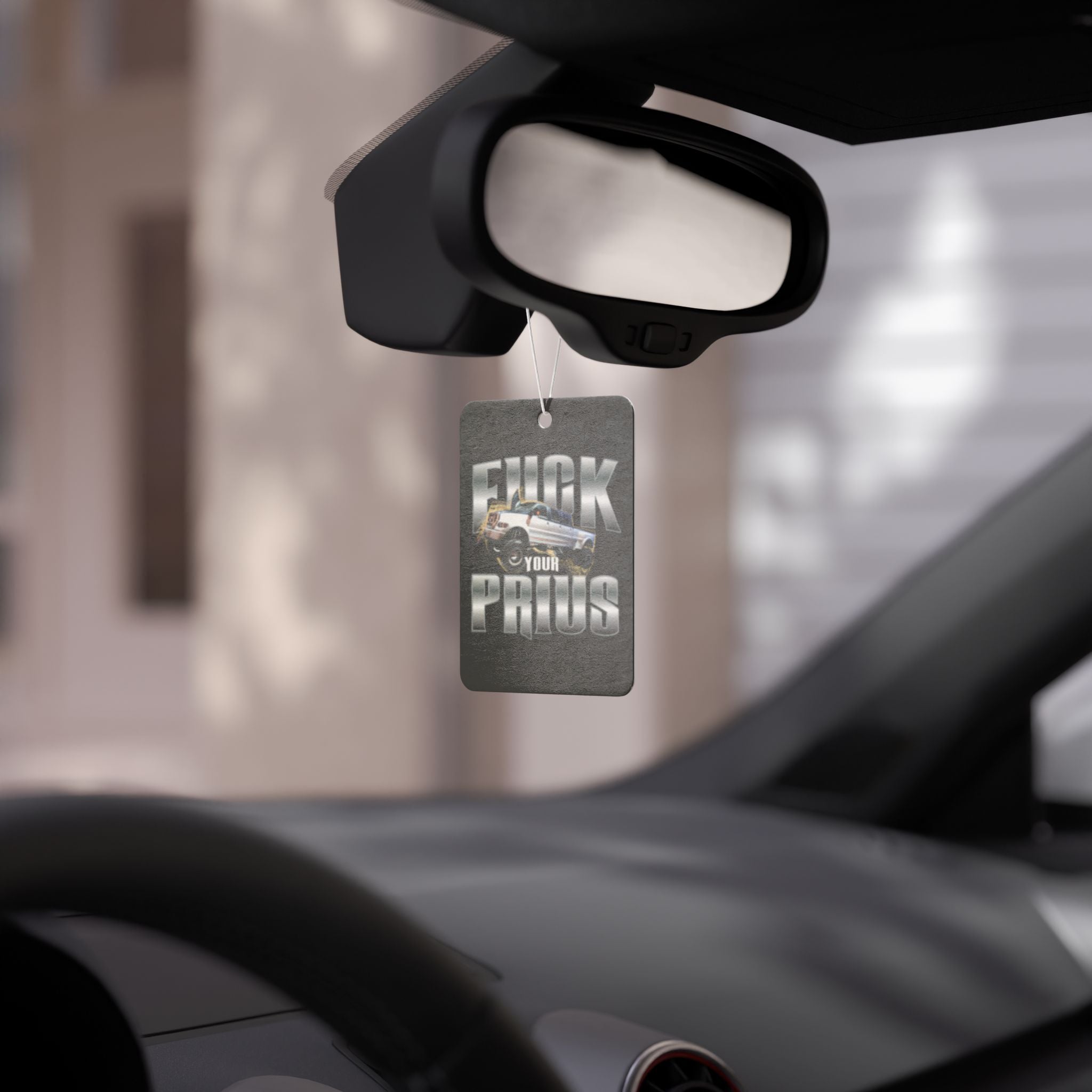 Car Air Freshener — 'F*** Your Prius' Retro Muscle Car Scent Tag