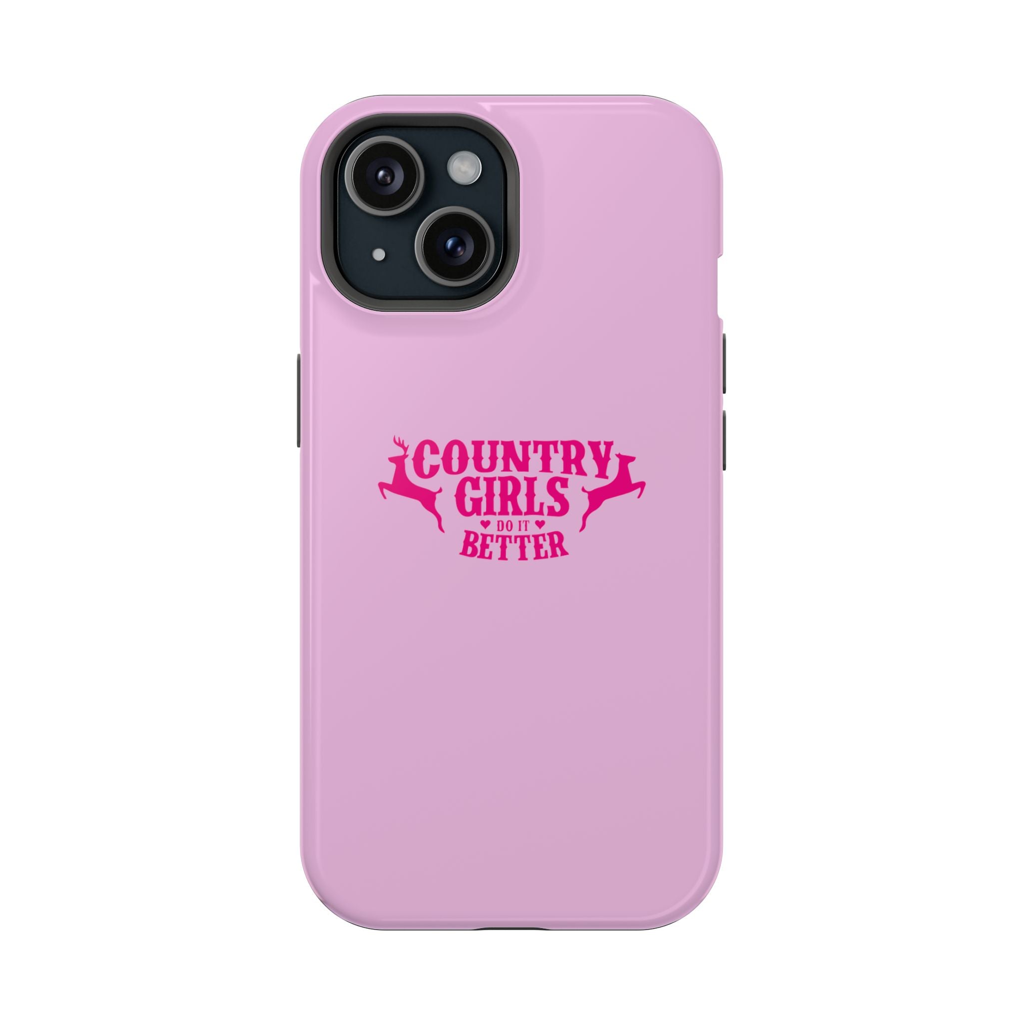 Country Girls Do It Better Pink Impact-Resistant Phone Case
