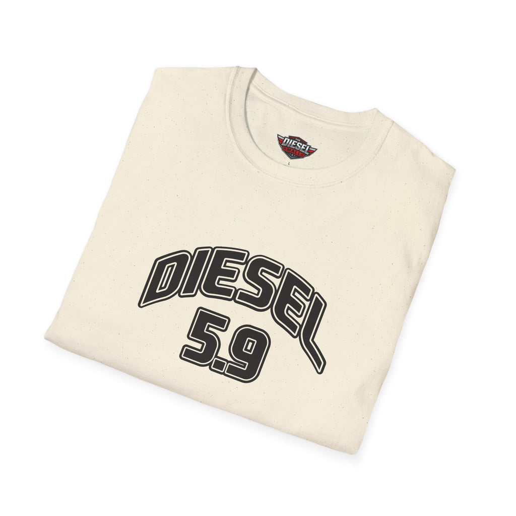 Diesel 5.9 Graphic T-Shirt — Truck Engine Retro Tee