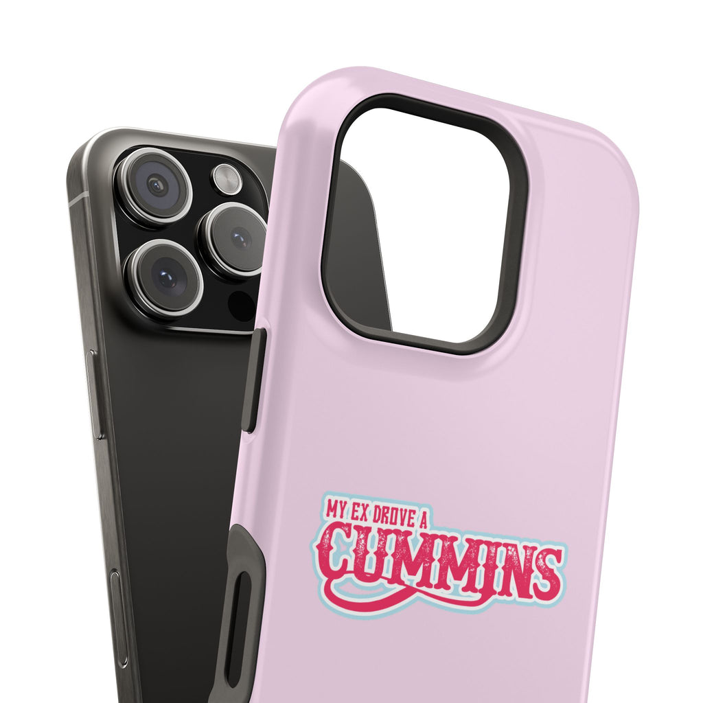 Impact-Resistant Phone Case — "My Ex Drove a Cummins" Pink Protective Cover