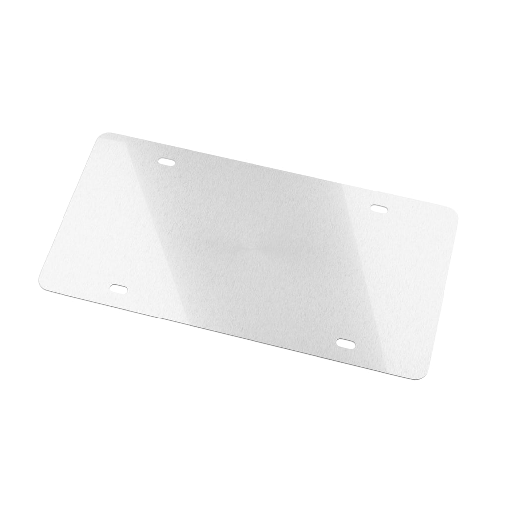 Diesel Power Metal License Plate - Stainless Steel Truck Front Plate