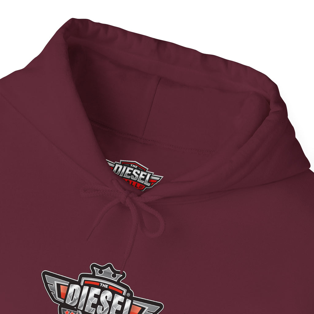 Diesel Logo Hoodie — Retro Motor Emblem Pullover