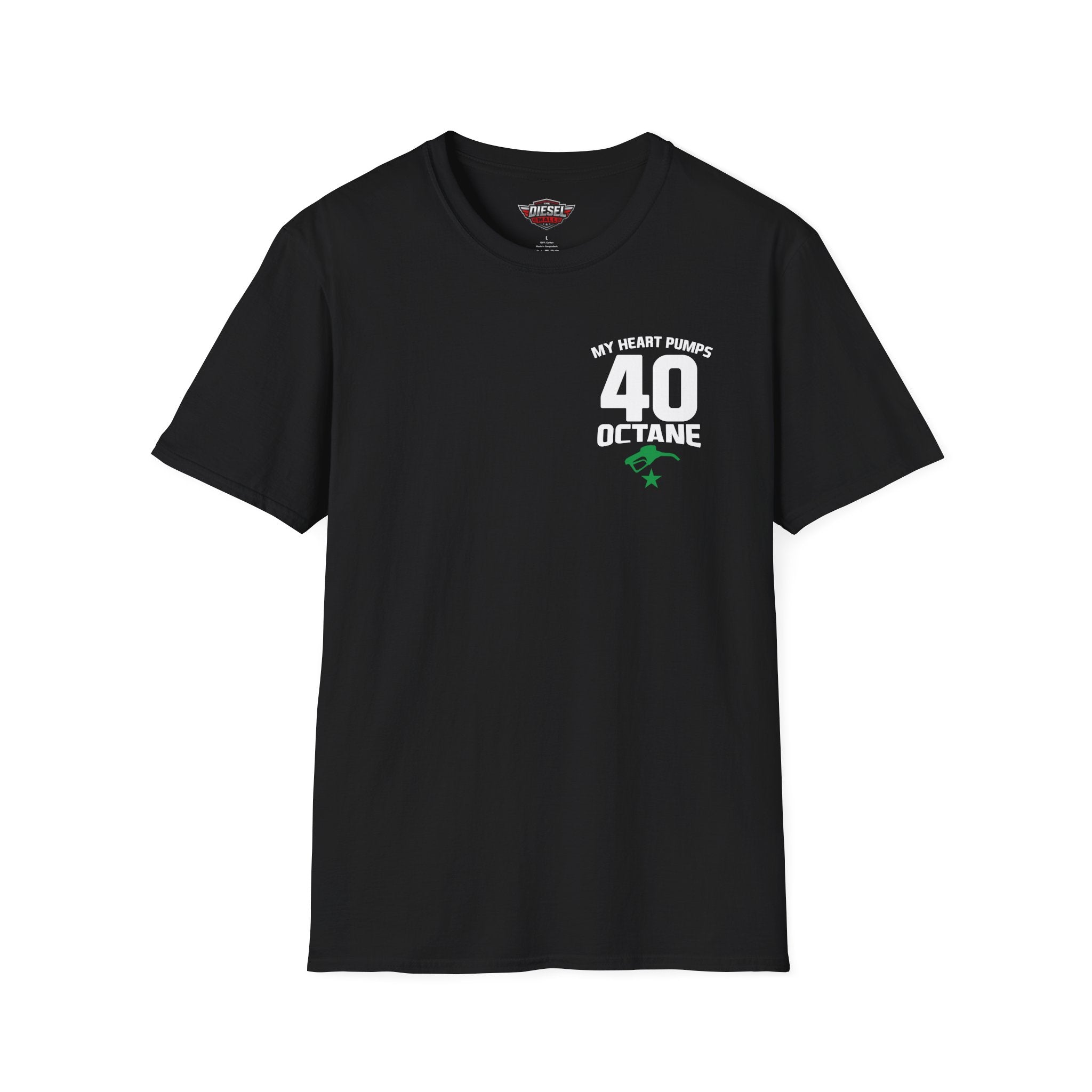 My Heart Pumps 40 Octane T-Shirt — Racing Enthusiast 40th Birthday Tee