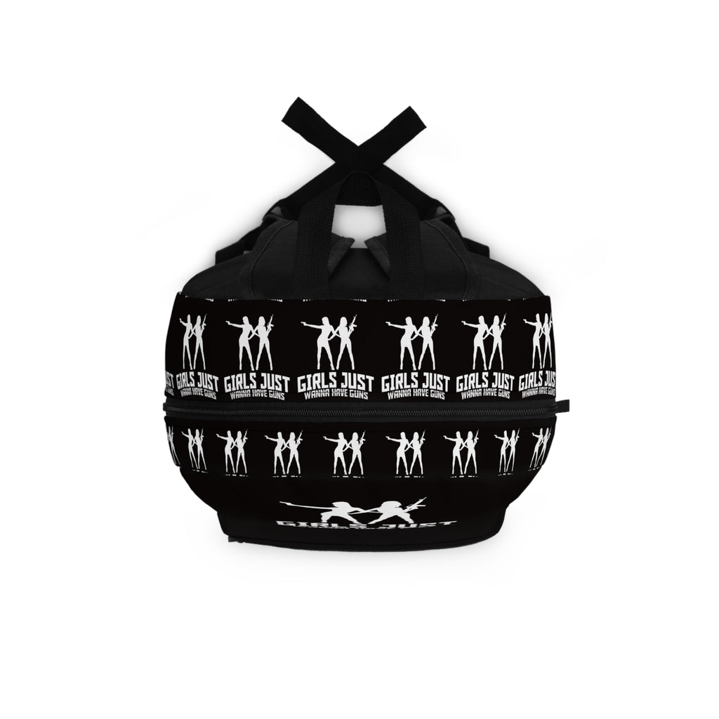 Girls Just Wanna Have Guns Backpack – Tactical Black Statement Bag