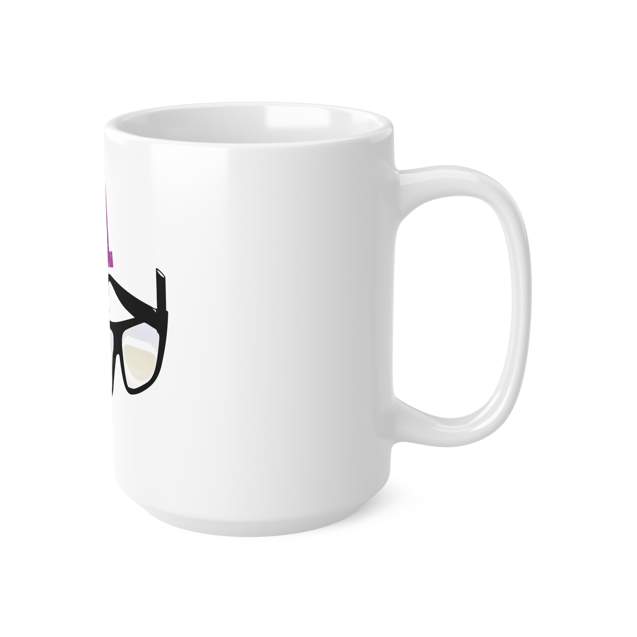 Diesel Geek Ceramic Coffee Mug – 'Diesel Geek' Glasses Design (11oz & 15oz)