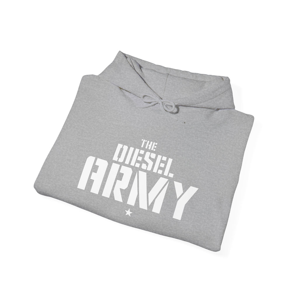 Diesel Army Hoodie — "The Diesel Army" Graphic Pullover for Truck & Diesel Fans