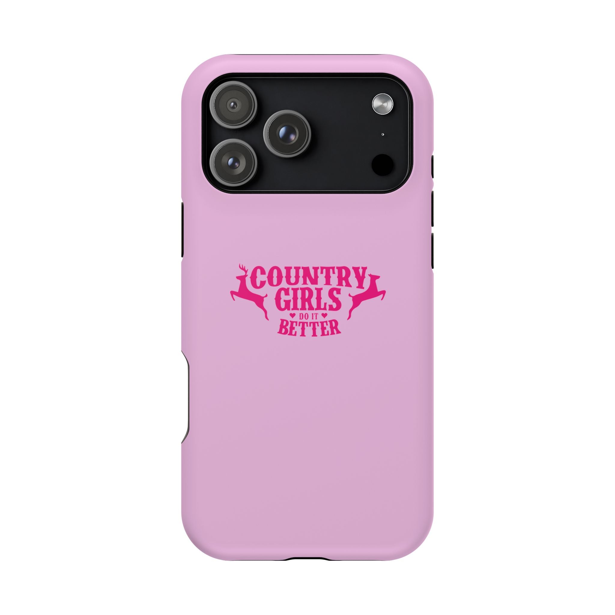 Country Girls Do It Better Pink Impact-Resistant Phone Case