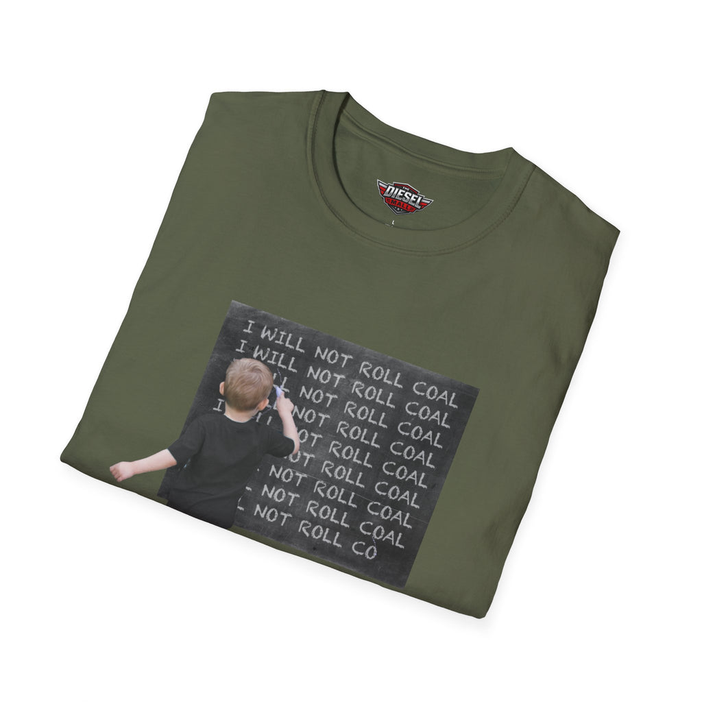 Chalkboard Kid 'I Will Not Roll Coal' T-Shirt
