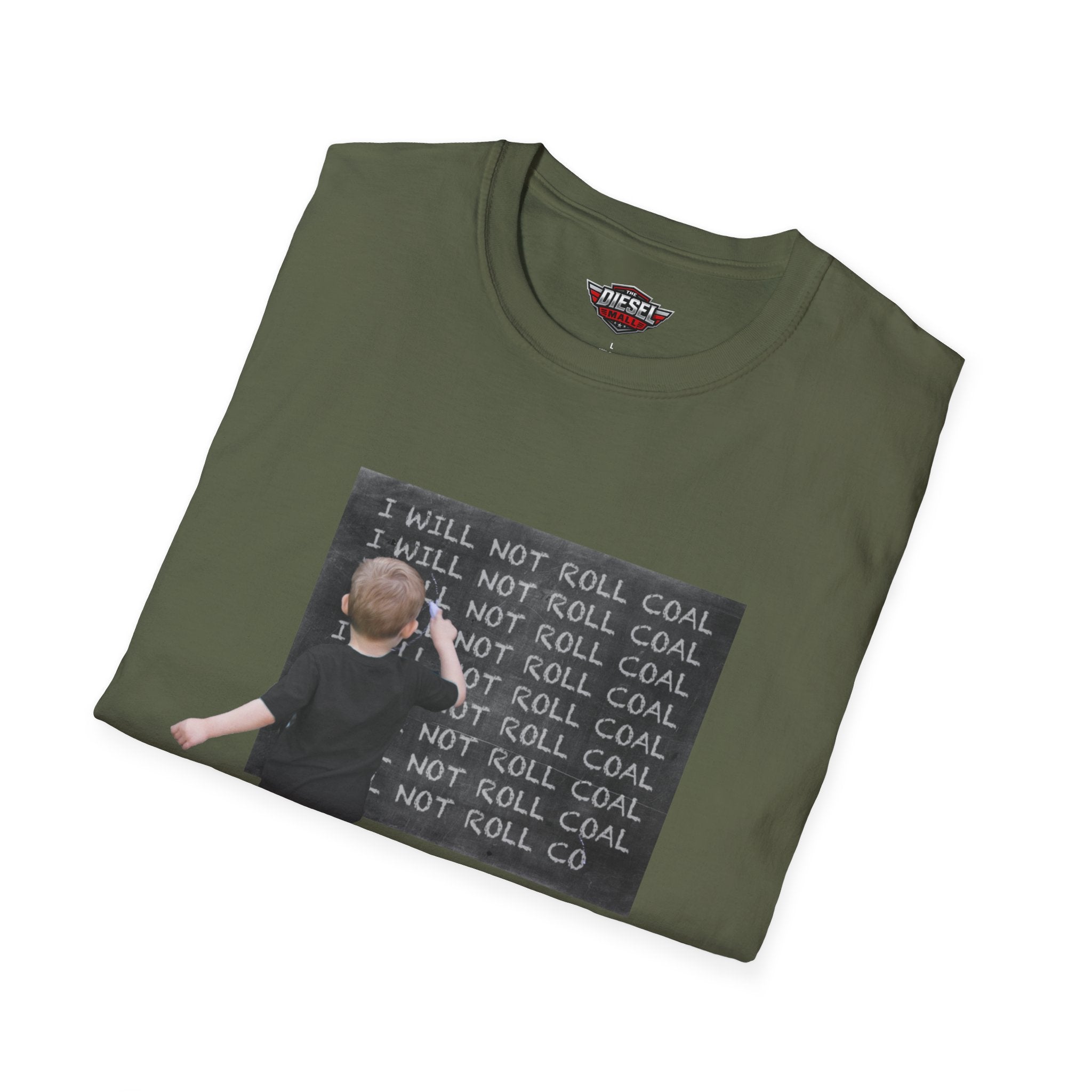 Chalkboard Kid 'I Will Not Roll Coal' T-Shirt