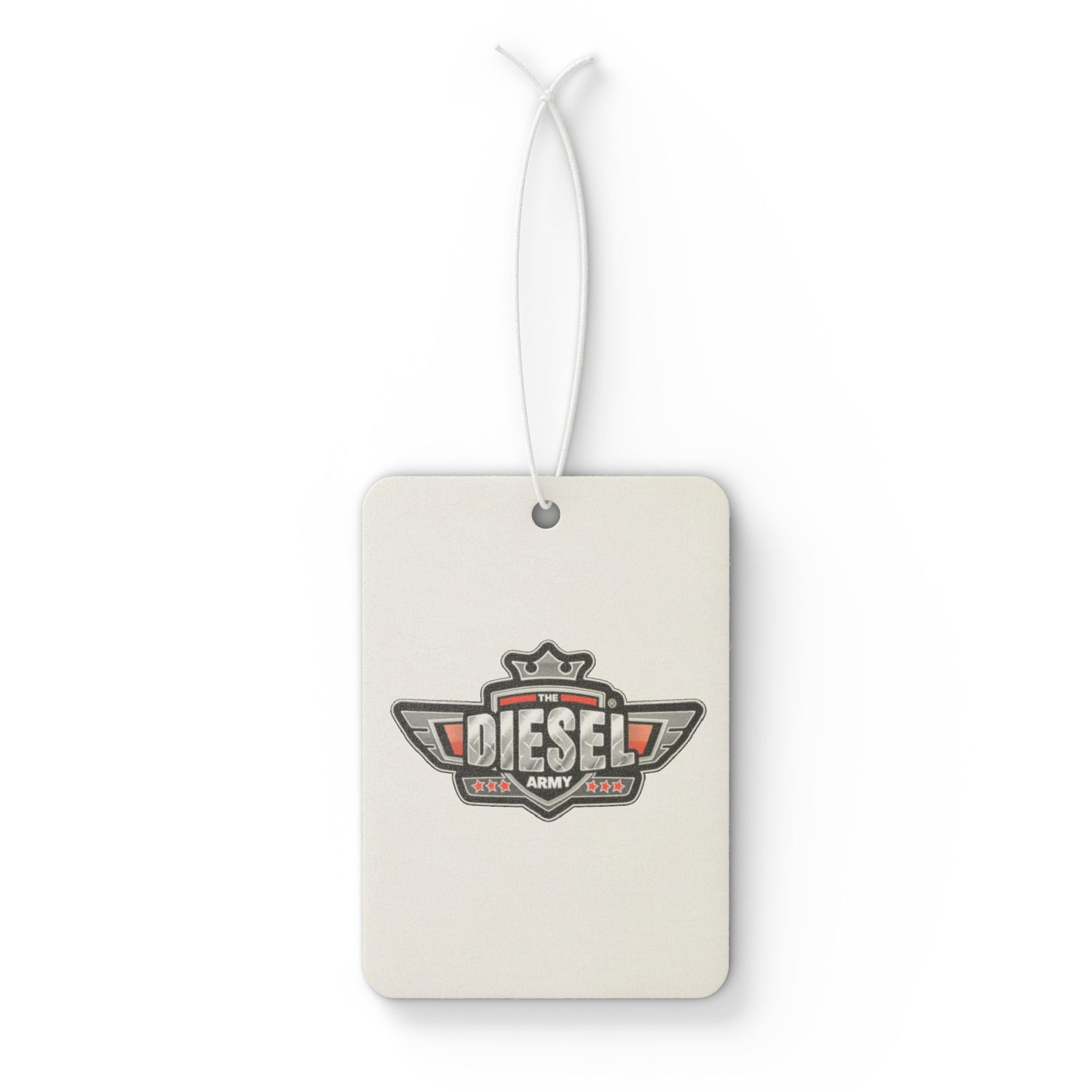 Diesel Army Logo Car Air Freshener – Rugged Automotive Scent Tag