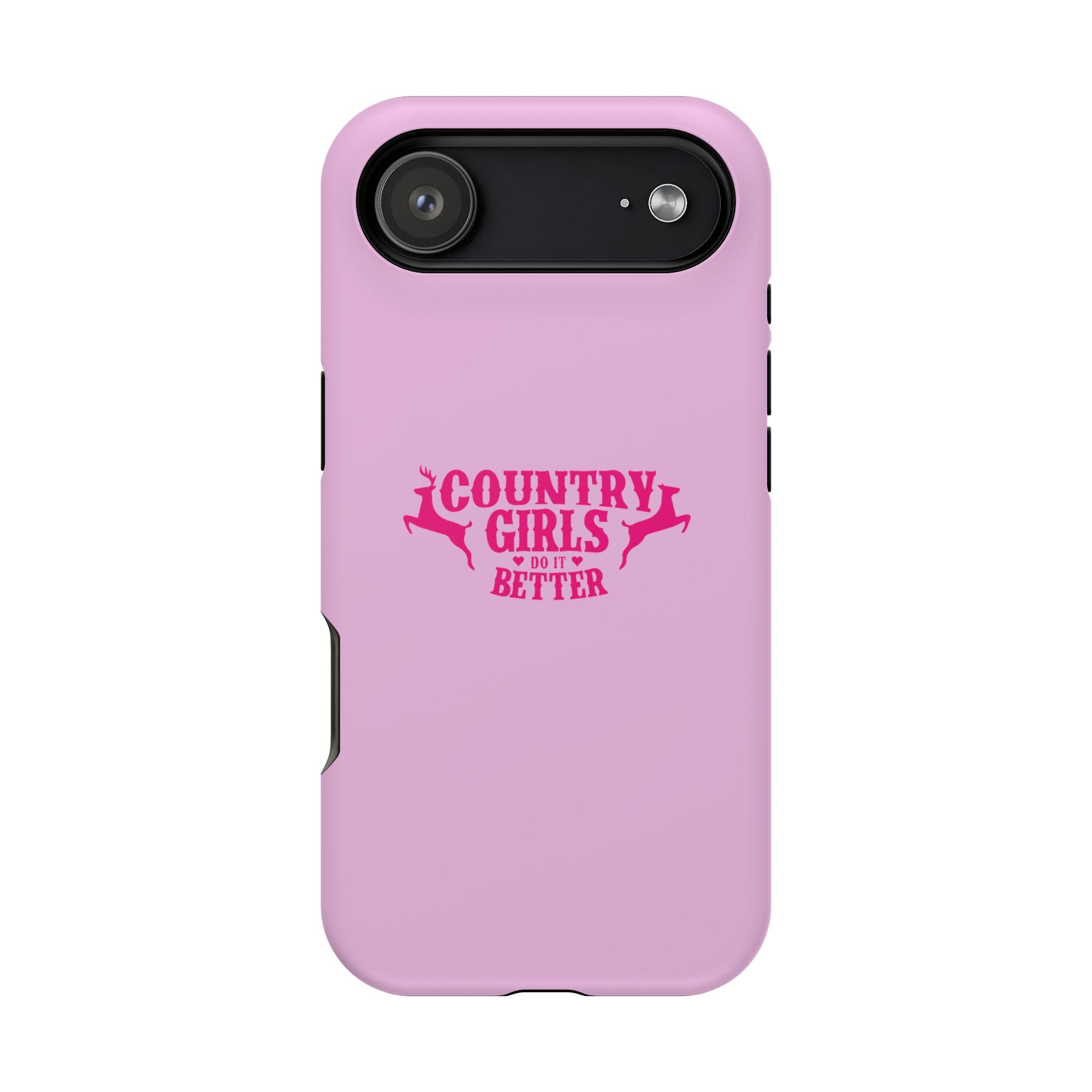 Country Girls Do It Better Pink Impact-Resistant Phone Case