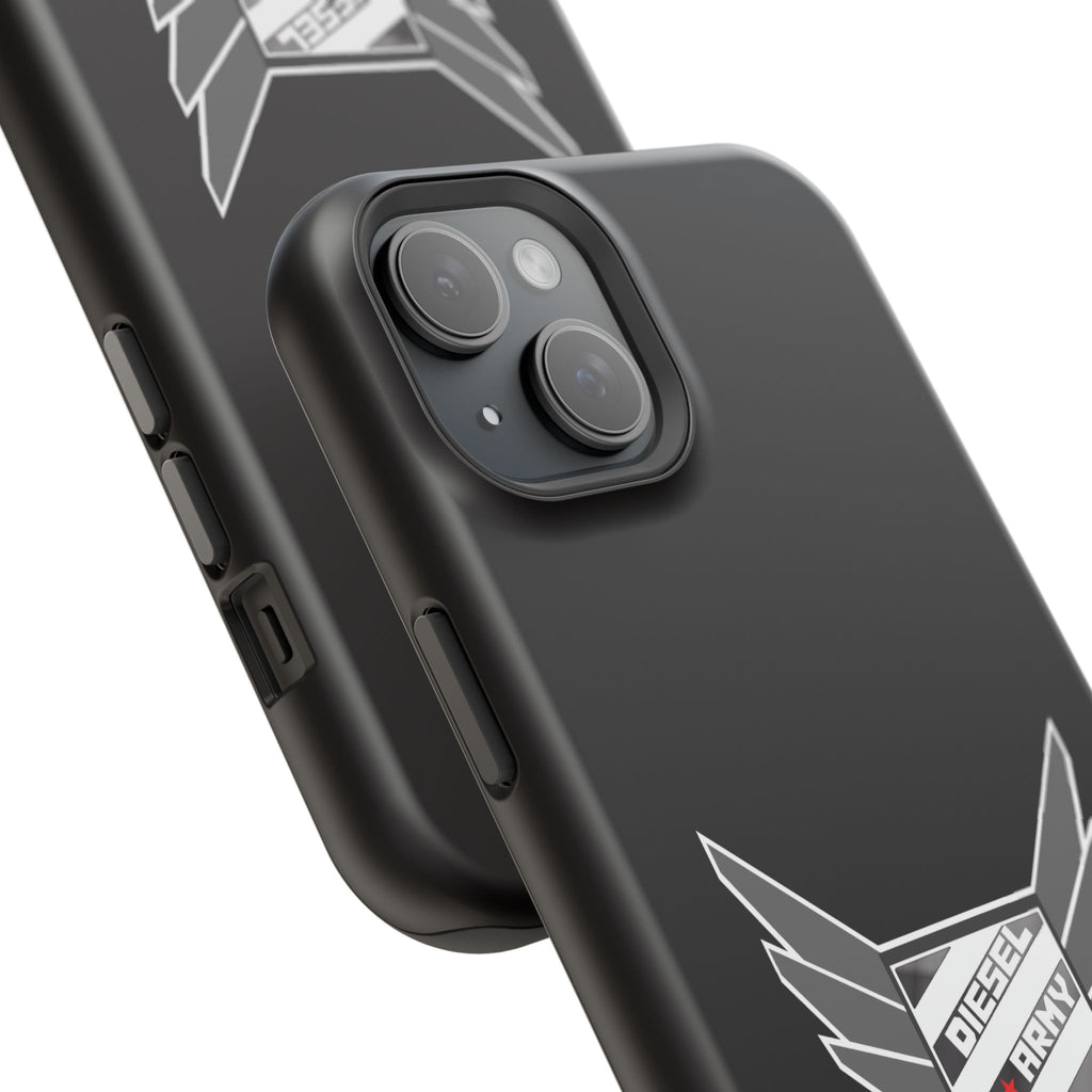 Phone Case — Black Diesel Army Emblem Impact-Resistant Case