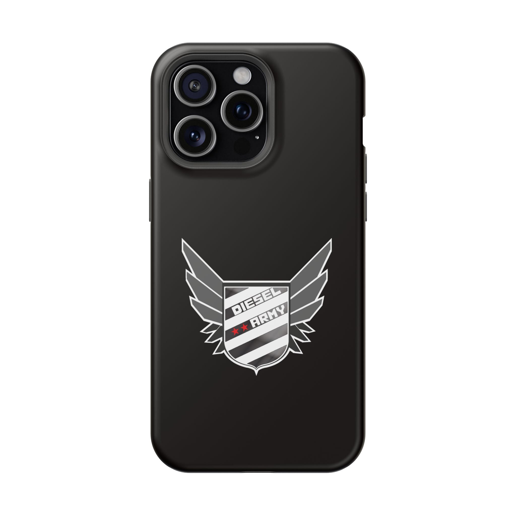 Phone Case — Black Diesel Army Emblem Impact-Resistant Case