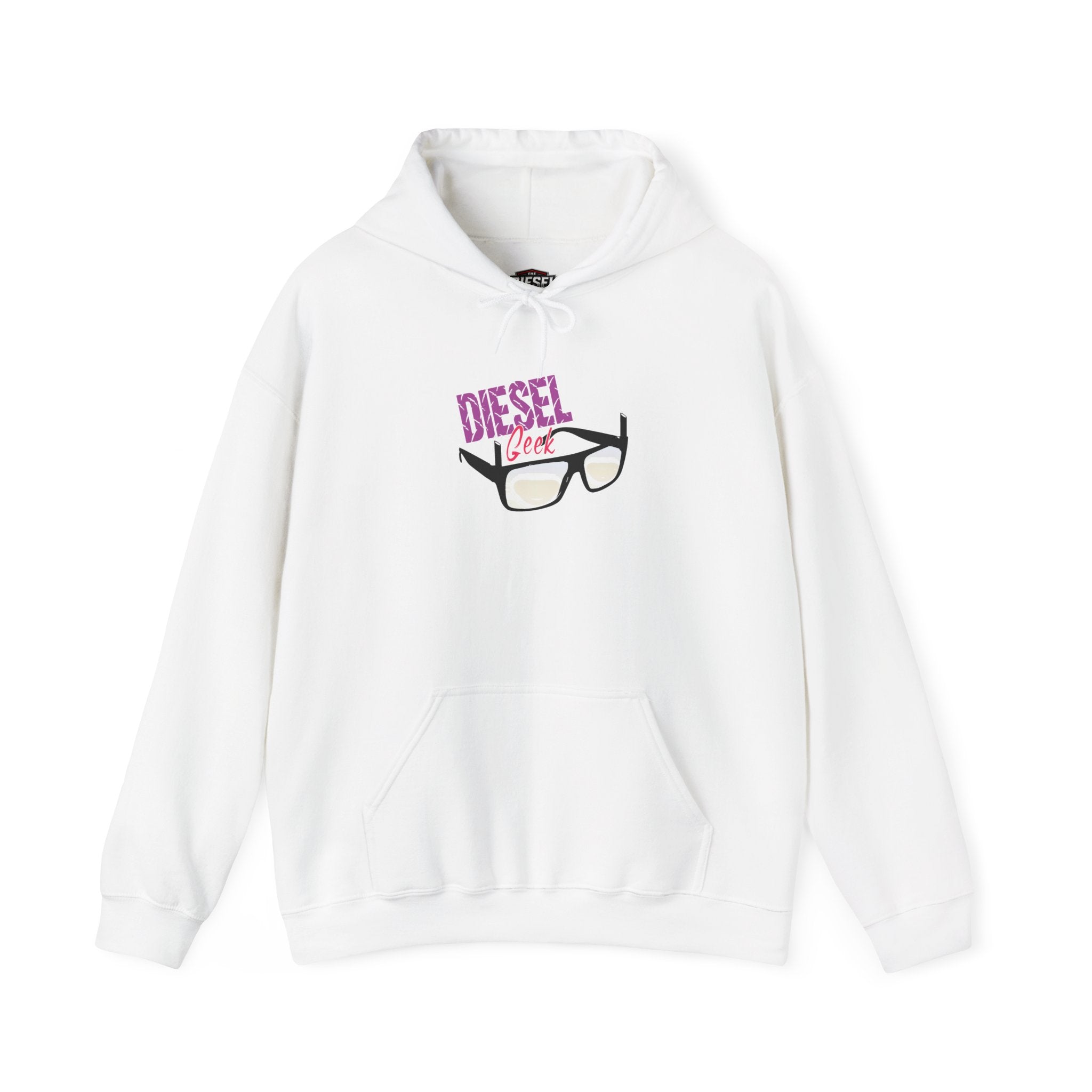 Diesel Dad Hoodie - 'Diesel' Glasses Graphic Pullover