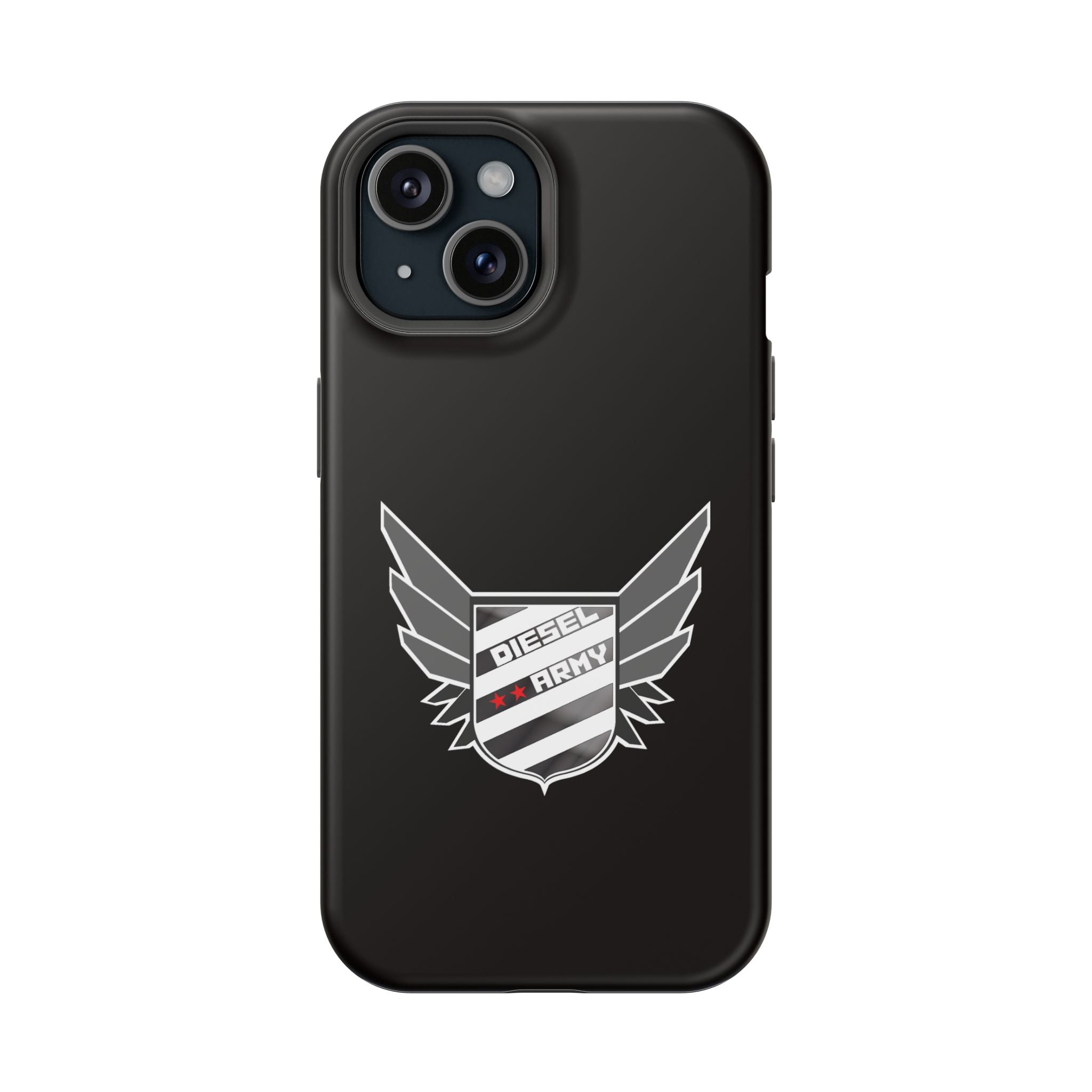 Phone Case — Black Diesel Army Emblem Impact-Resistant Case