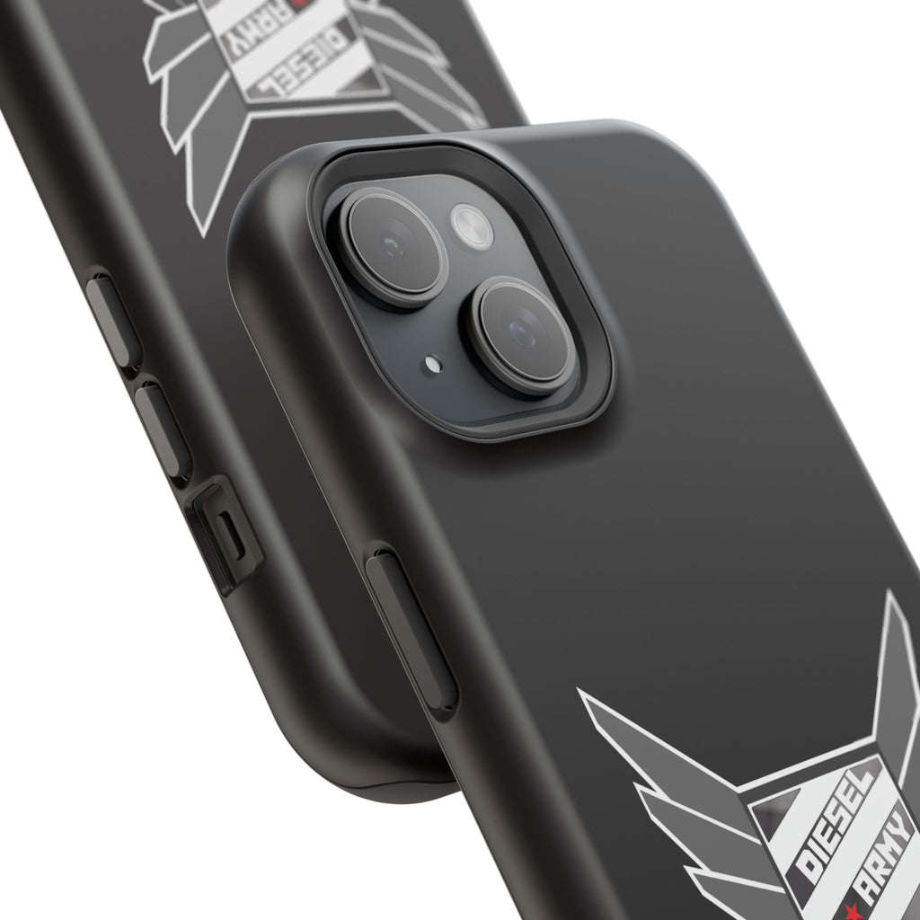 Phone Case — Black Diesel Army Emblem Impact-Resistant Case