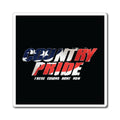 Country Pride Magnet — 'These Colors Don't Run' Patriotic Flag Design