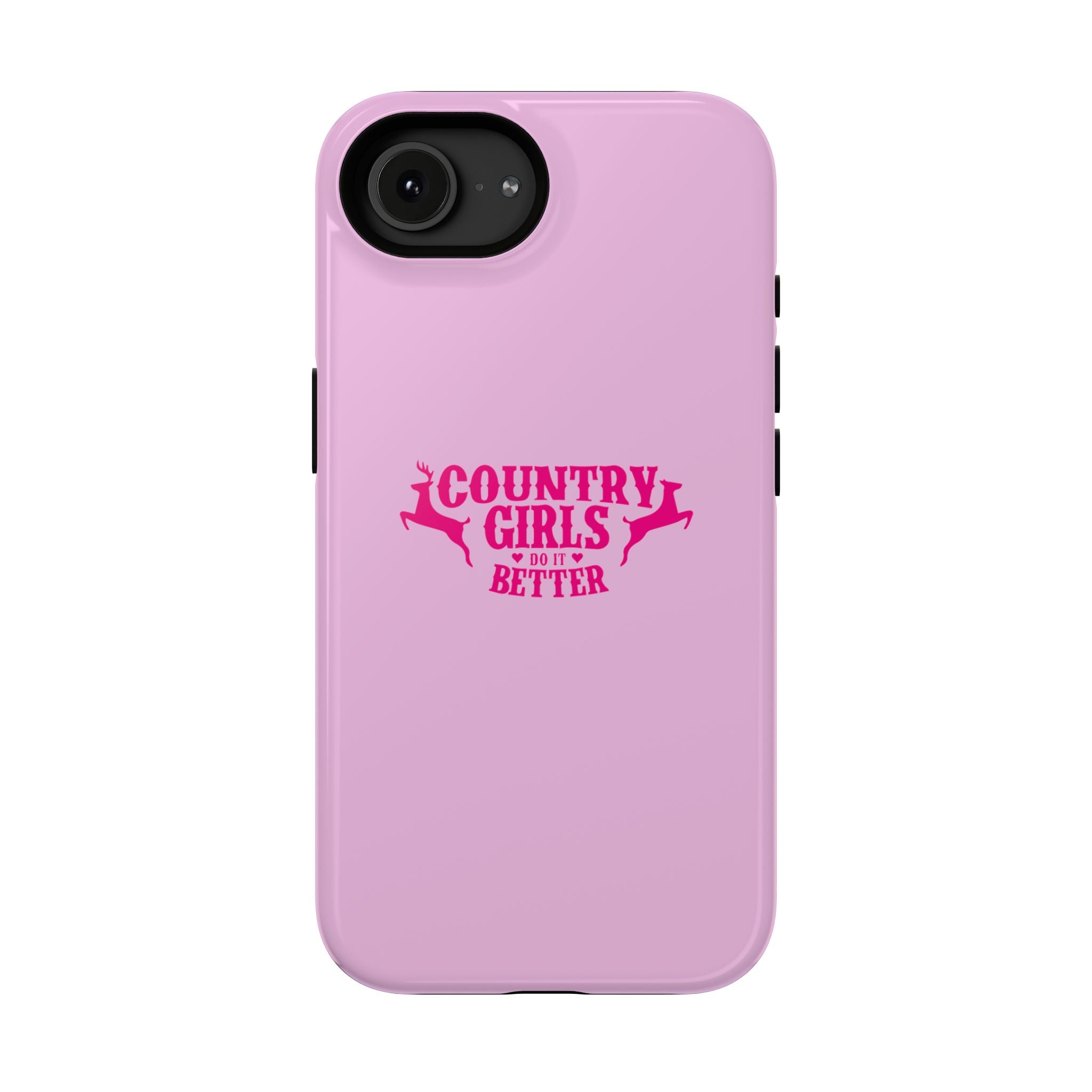 Country Girls Do It Better Pink Impact-Resistant Phone Case