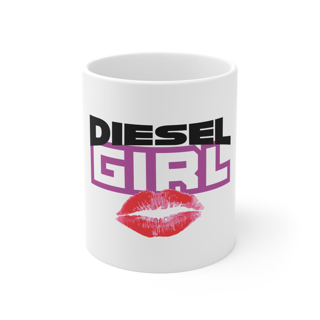 Diesel Girl 11oz Coffee Mug — Bold Kiss Graphic