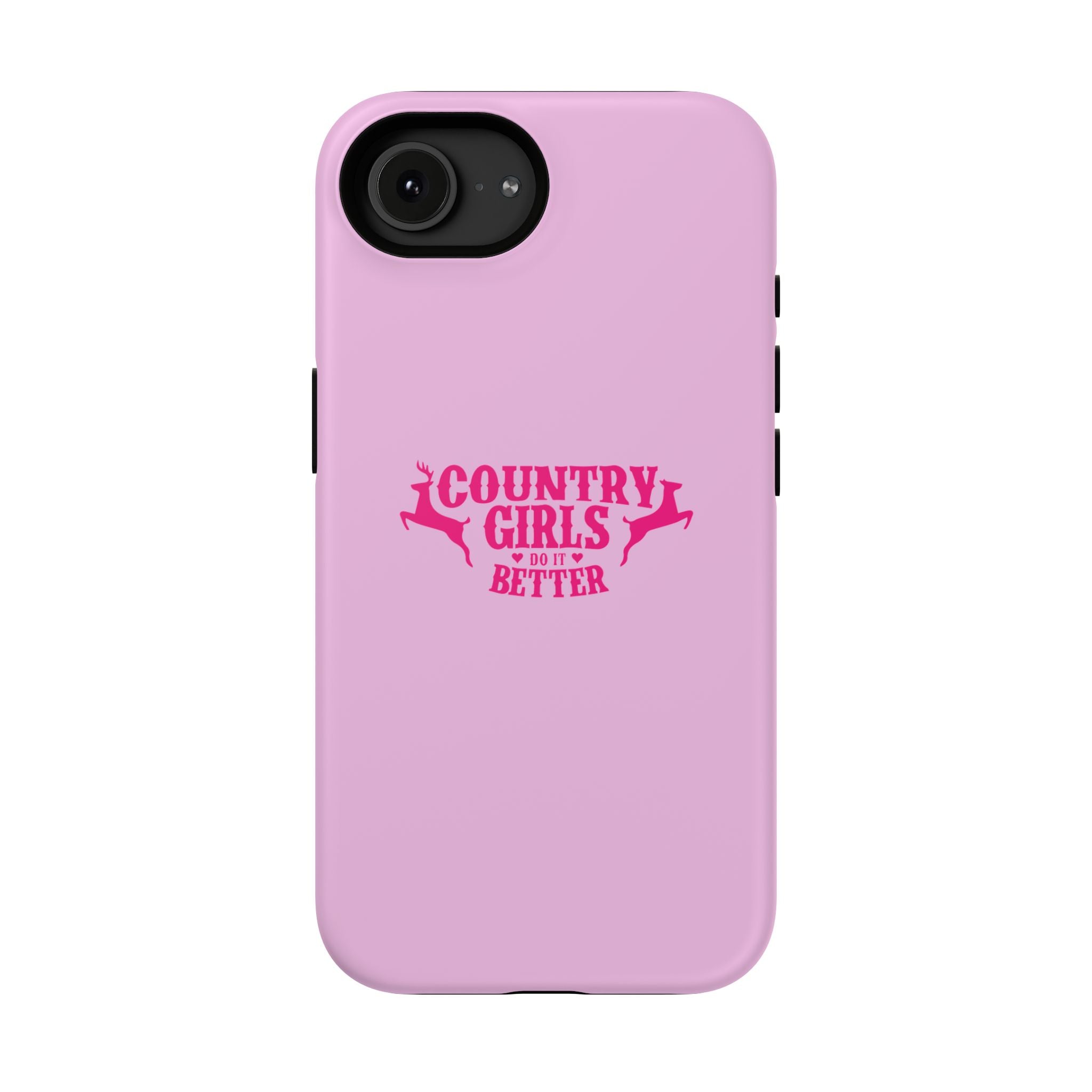 Country Girls Do It Better Pink Impact-Resistant Phone Case