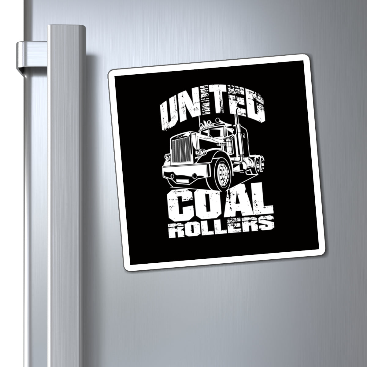 United Coal Rollers Truck Magnet — Truck Refrigerator Decal