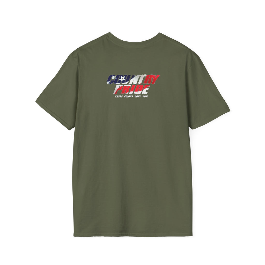 Patriotic Country Pride T-Shirt — American Flag 'Country Pride' Graphic
