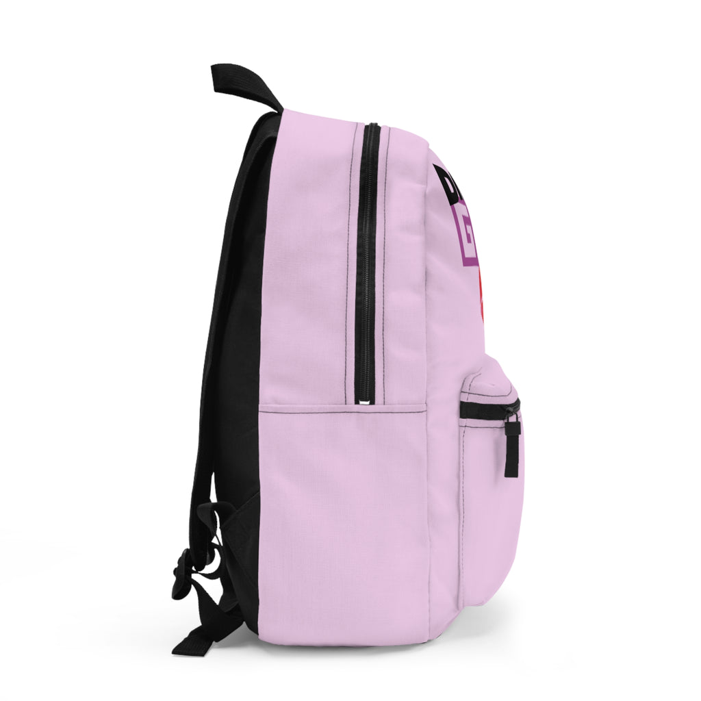 Diesel Girl Pink Backpack — Kiss Logo Casual  Bag