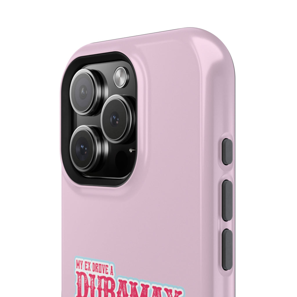 Duramax Phone Case — Impact-Resistant Pink Protective Case with “My Ex Drove a Duramax” Graphic