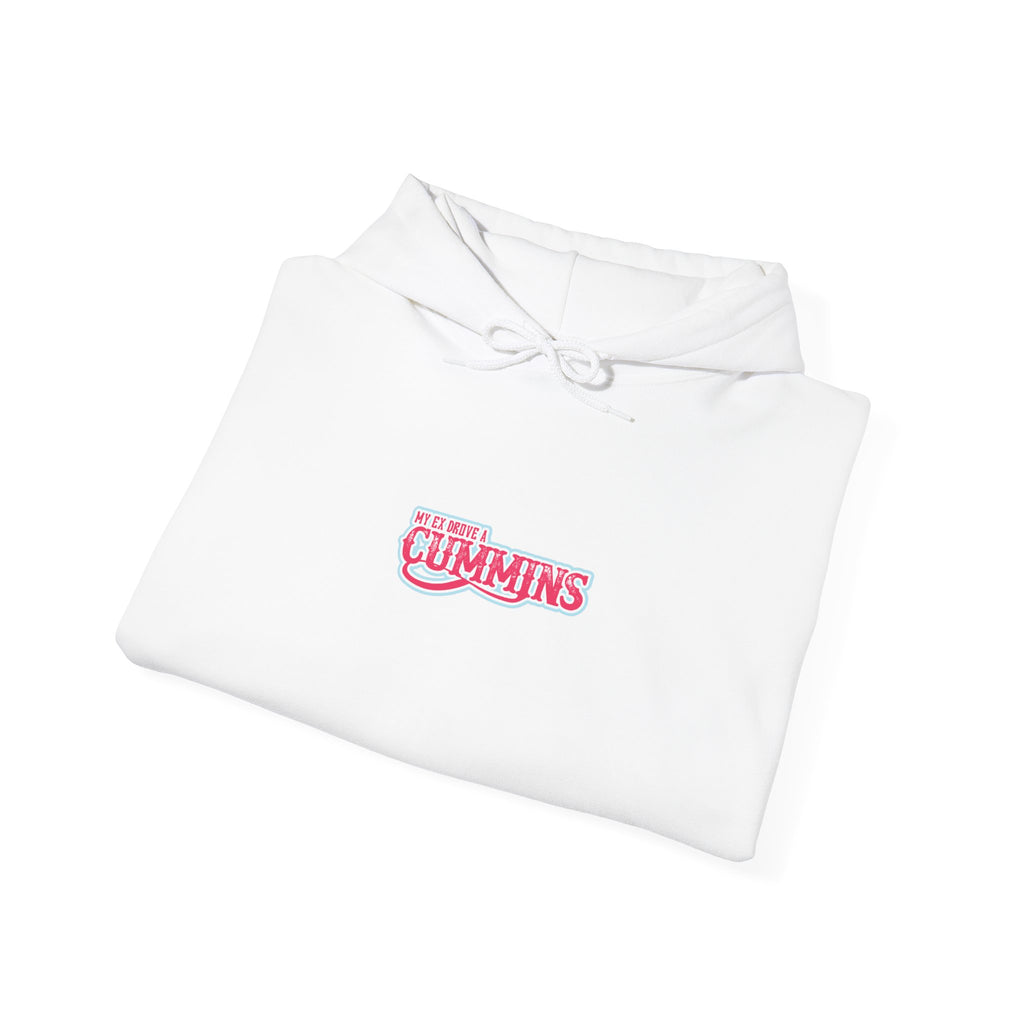 Cummins Pink Logo Hoodie - Retro Auto Mechanic Pullover