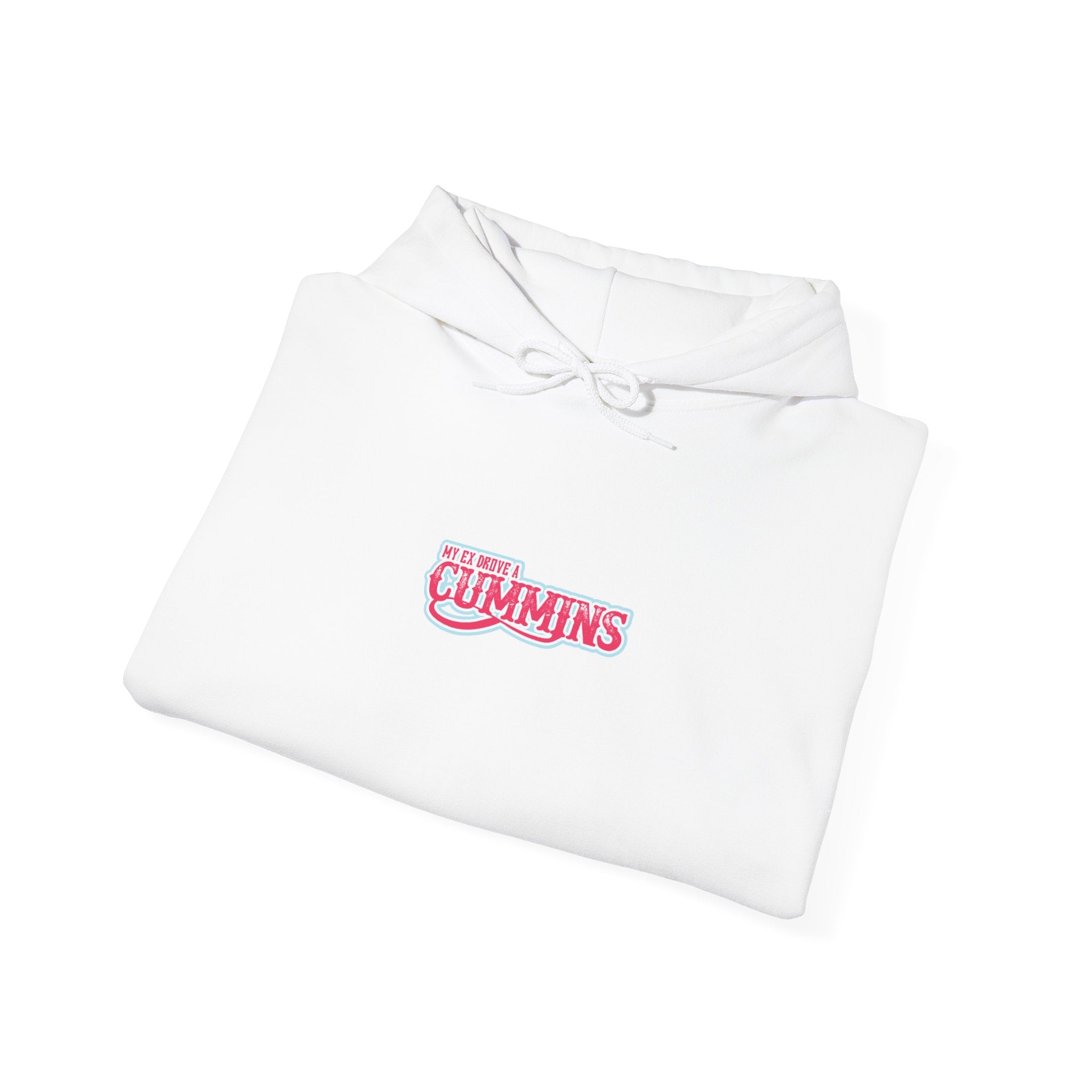 Cummins Pink Logo Hoodie - Retro Auto Mechanic Pullover