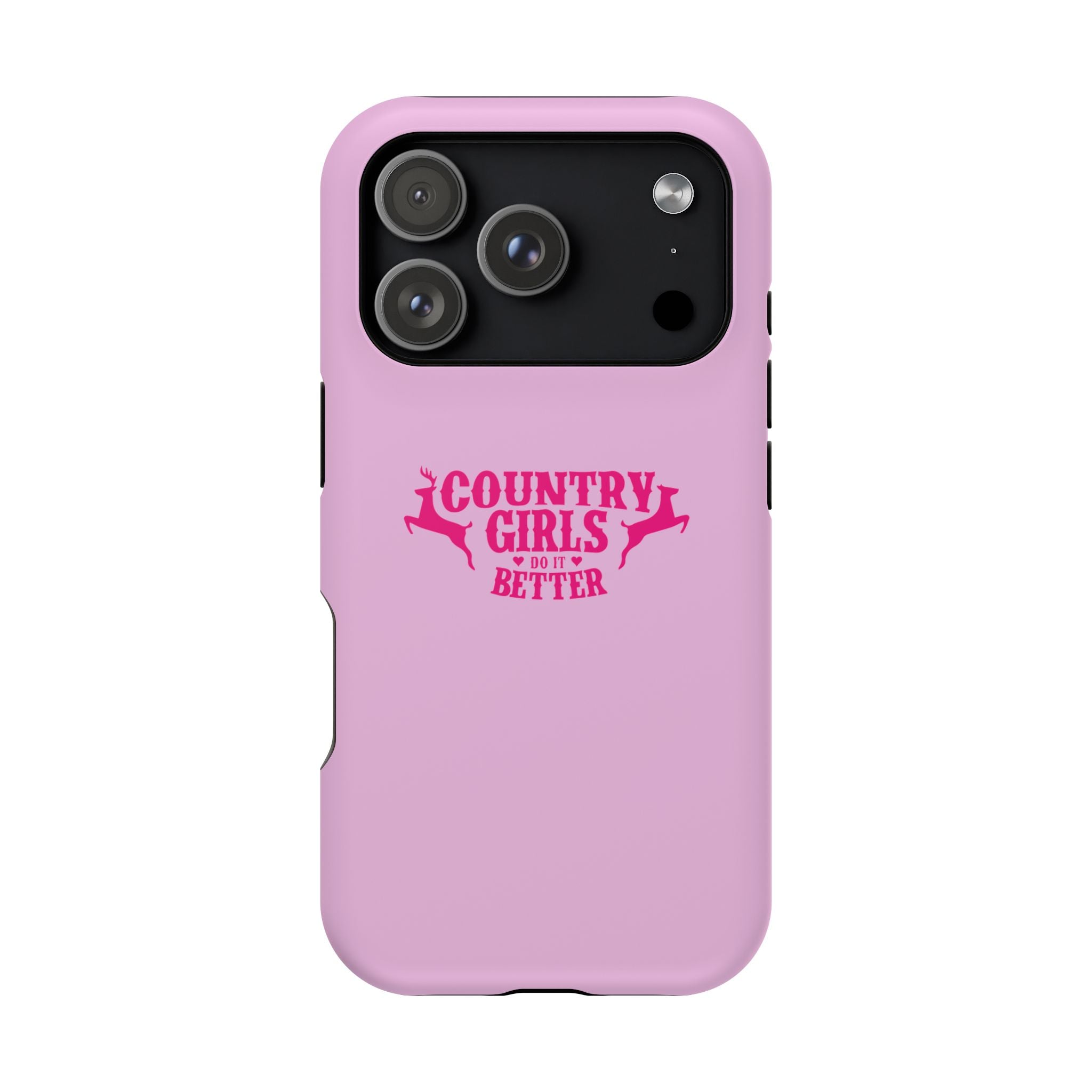 Country Girls Do It Better Pink Impact-Resistant Phone Case