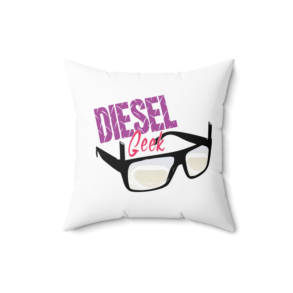 Diesel Geek Pillow — Decorative Throw Pillow