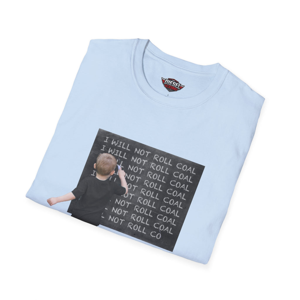 Chalkboard Kid 'I Will Not Roll Coal' T-Shirt