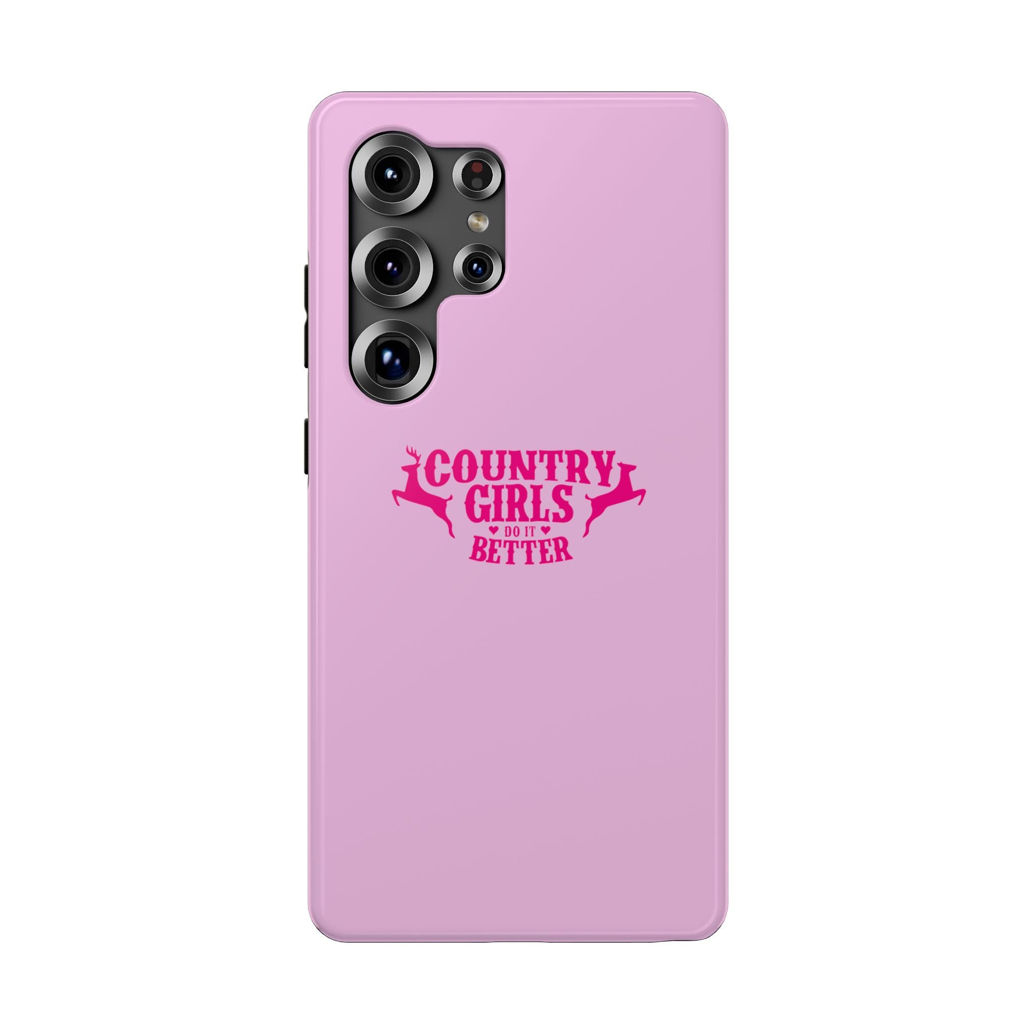 Country Girls Do It Better Pink Impact-Resistant Phone Case