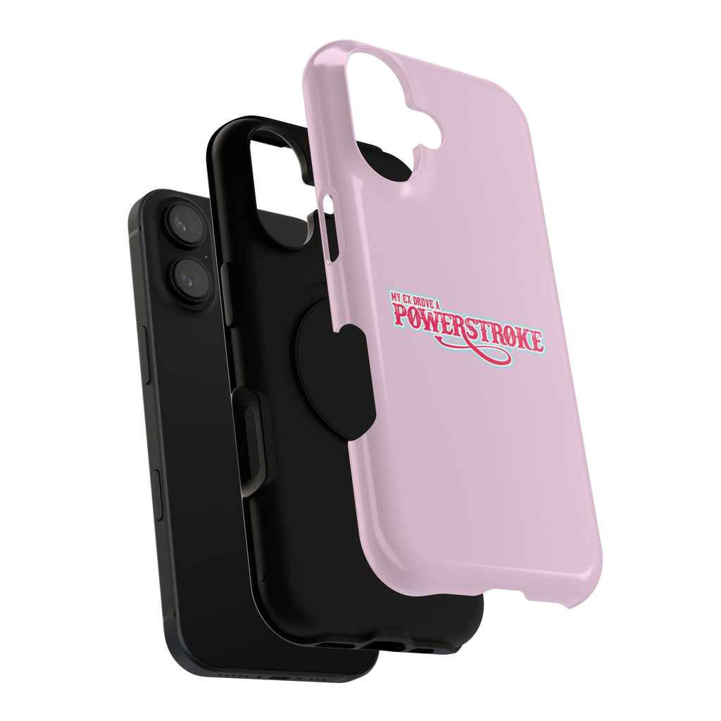 Phone Case — Pink “My Ex Gave Me a Powerstroke” Impact-Resistant Protective Case