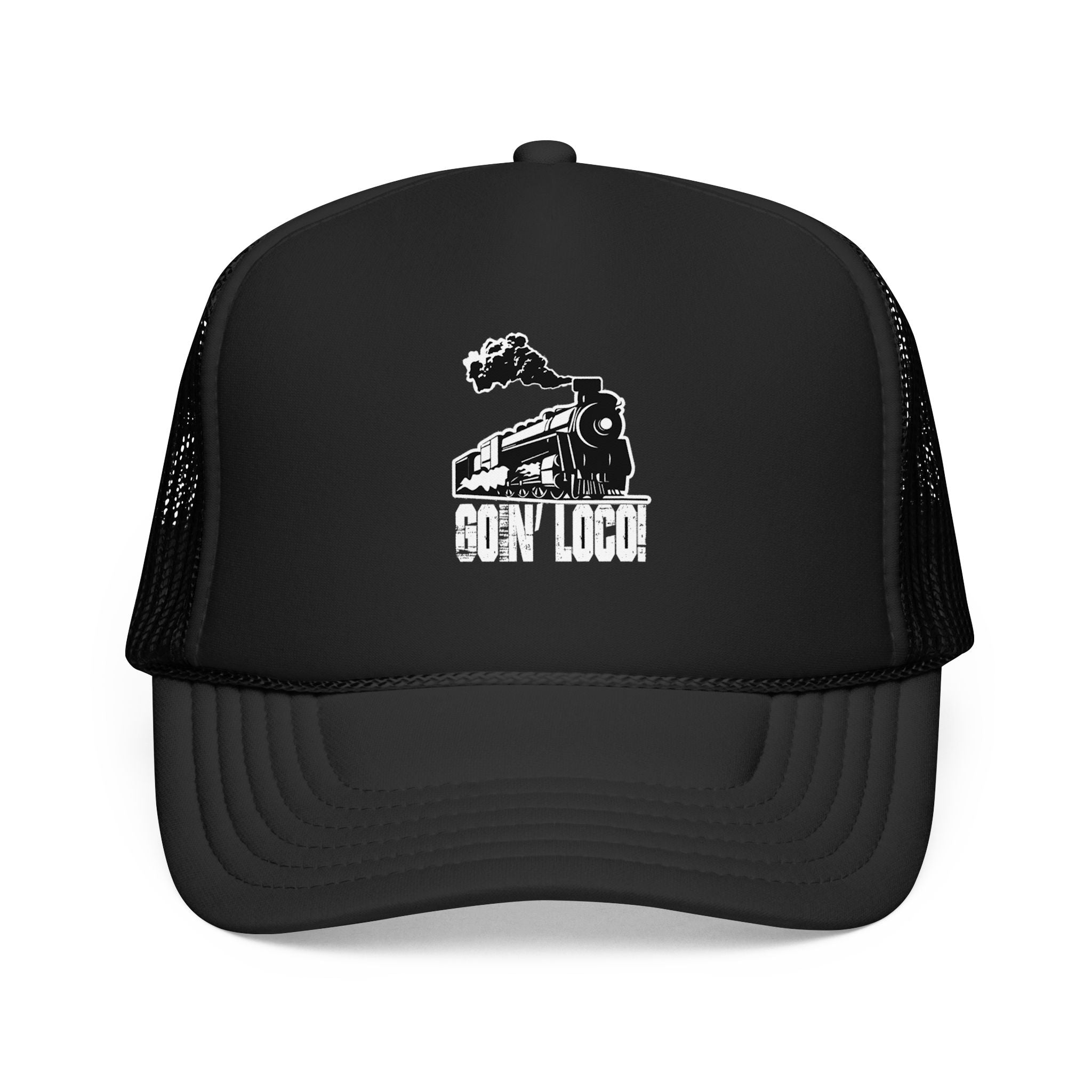 Vintage Train "Goin' Loco" Foam Trucker Hat