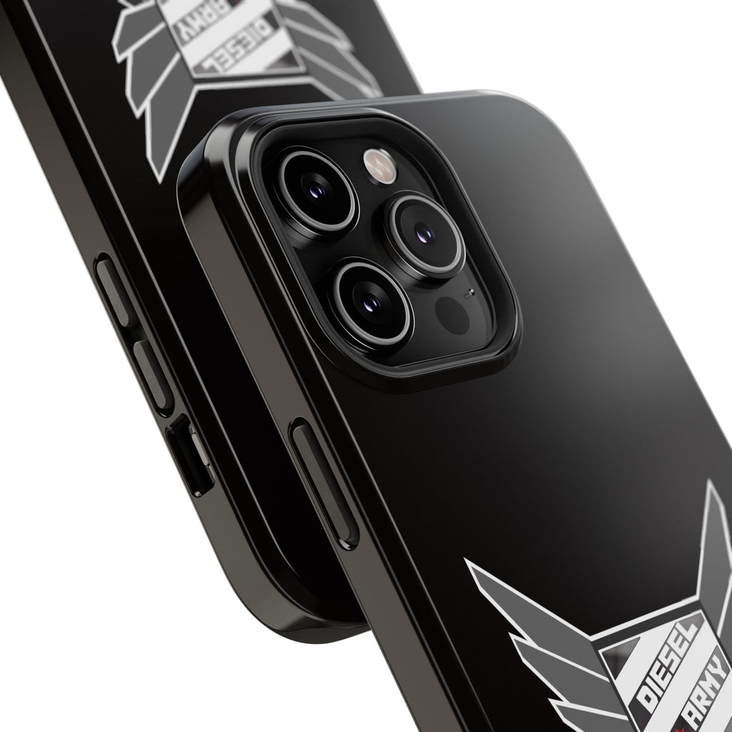Phone Case — Black Diesel Army Emblem Impact-Resistant Case