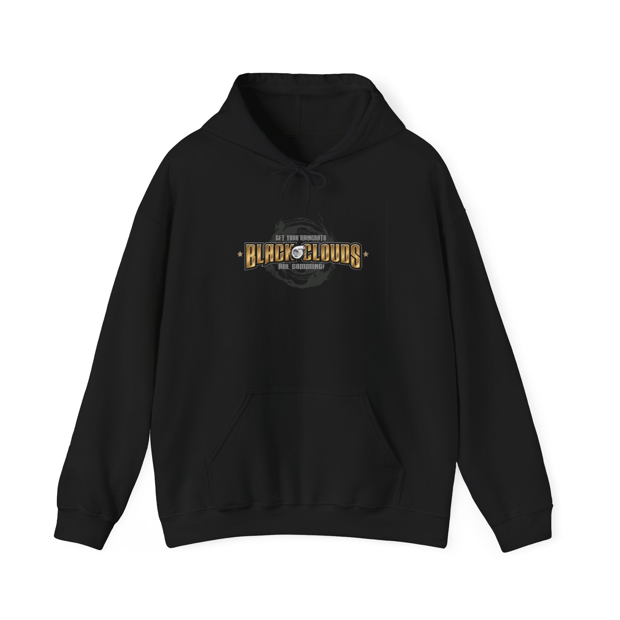 Black /cloudsHoodie —  Graphic Hooded Sweatshirt