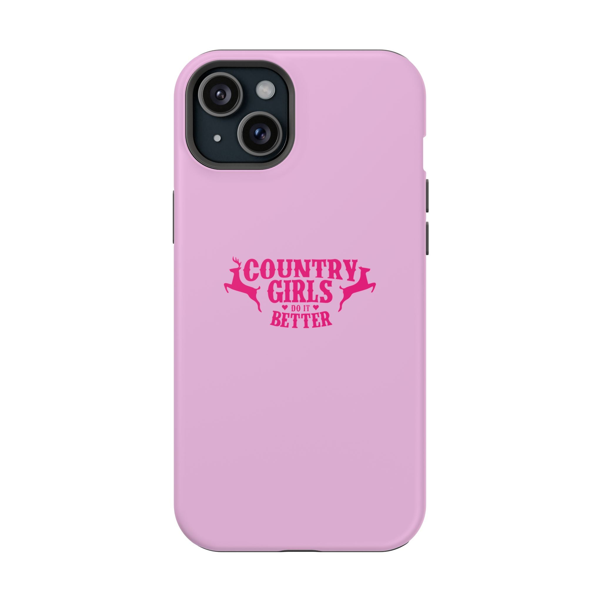 Country Girls Do It Better Pink Impact-Resistant Phone Case