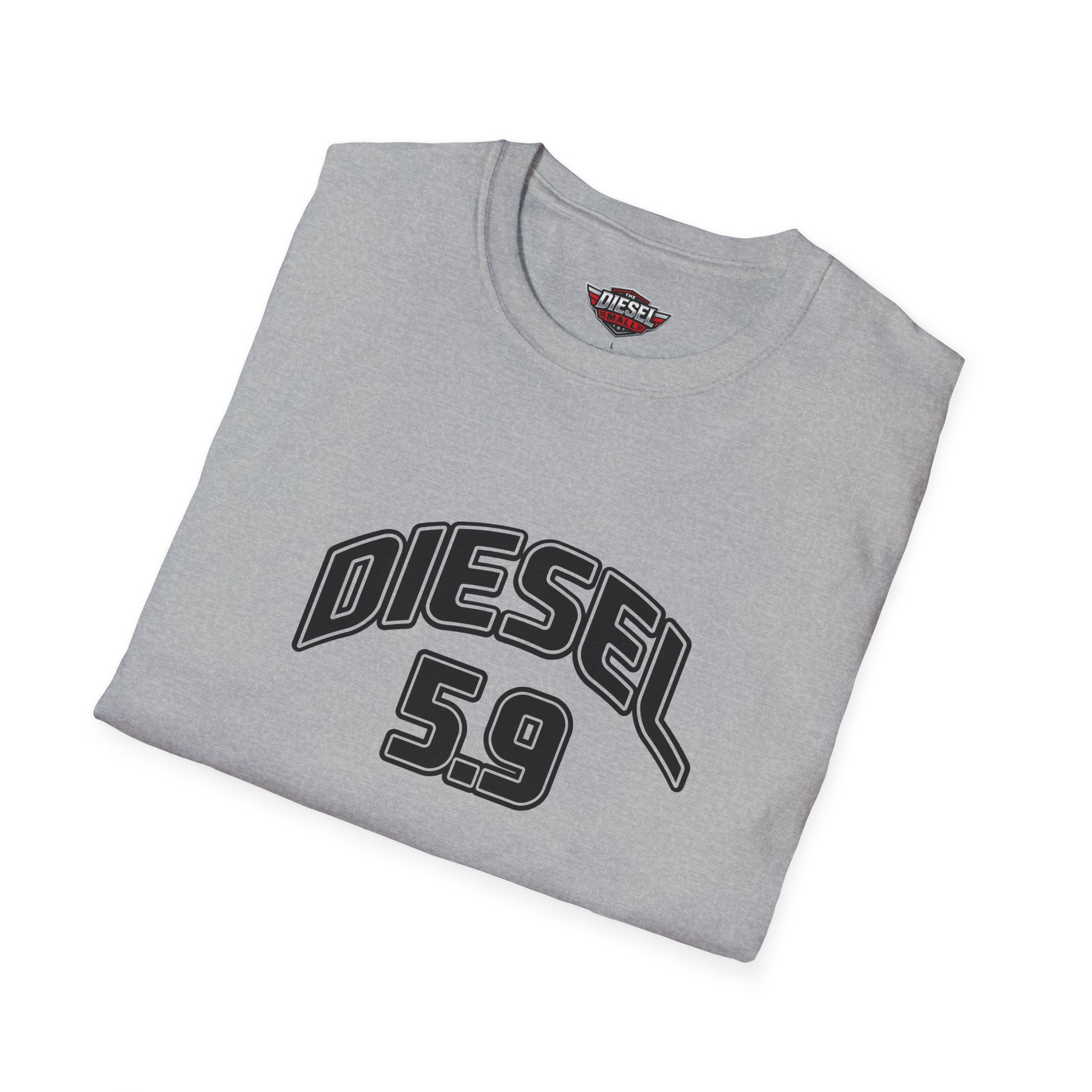 Diesel 5.9 Graphic T-Shirt — Truck Engine Retro Tee