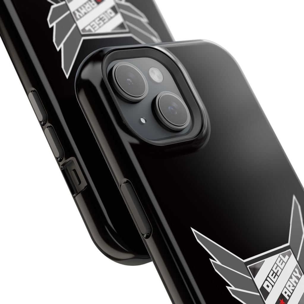 Phone Case — Black Diesel Army Emblem Impact-Resistant Case