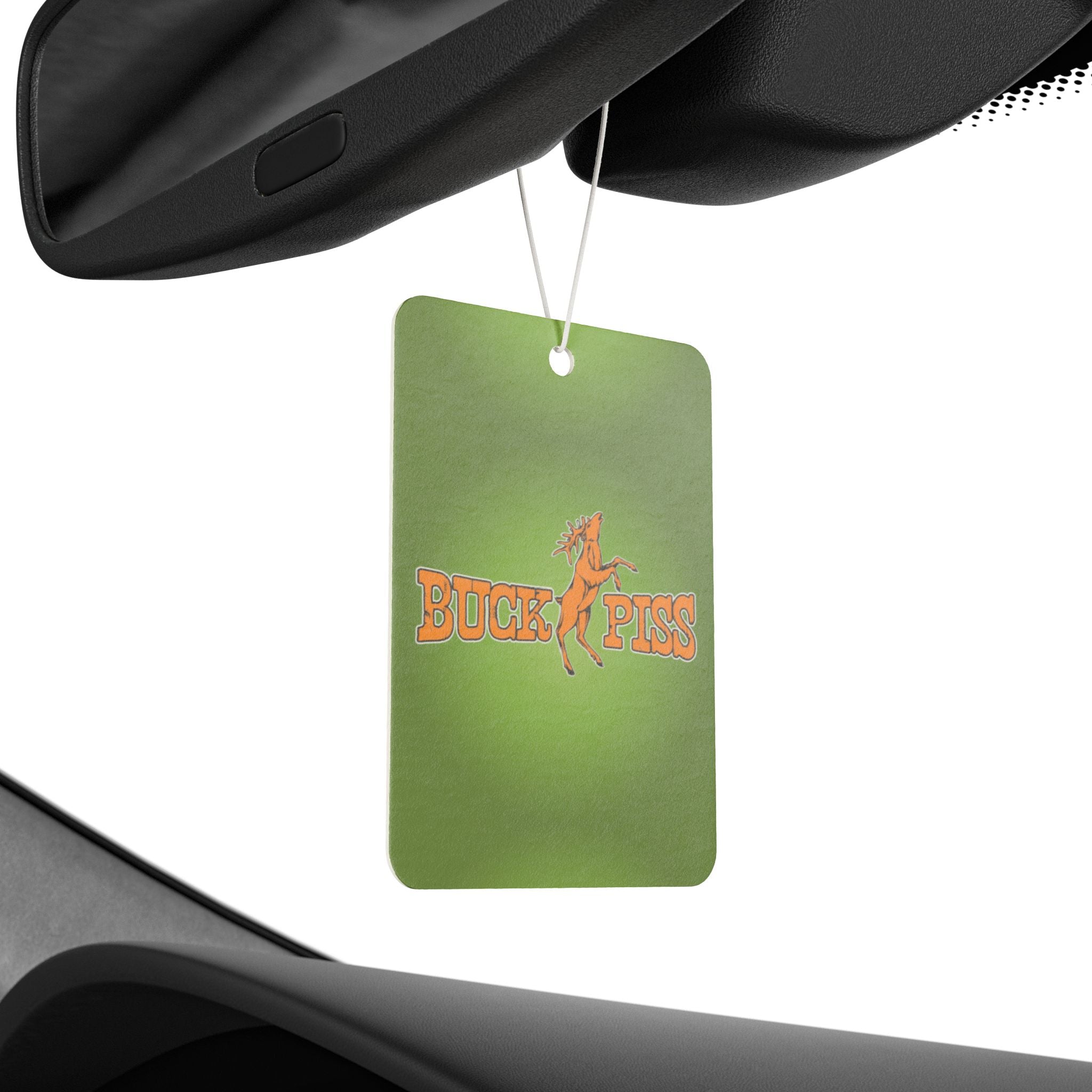 Car Air Freshener — 'Buck' Kiss' Retro Rodeo Logo Scented Hanging Ornament