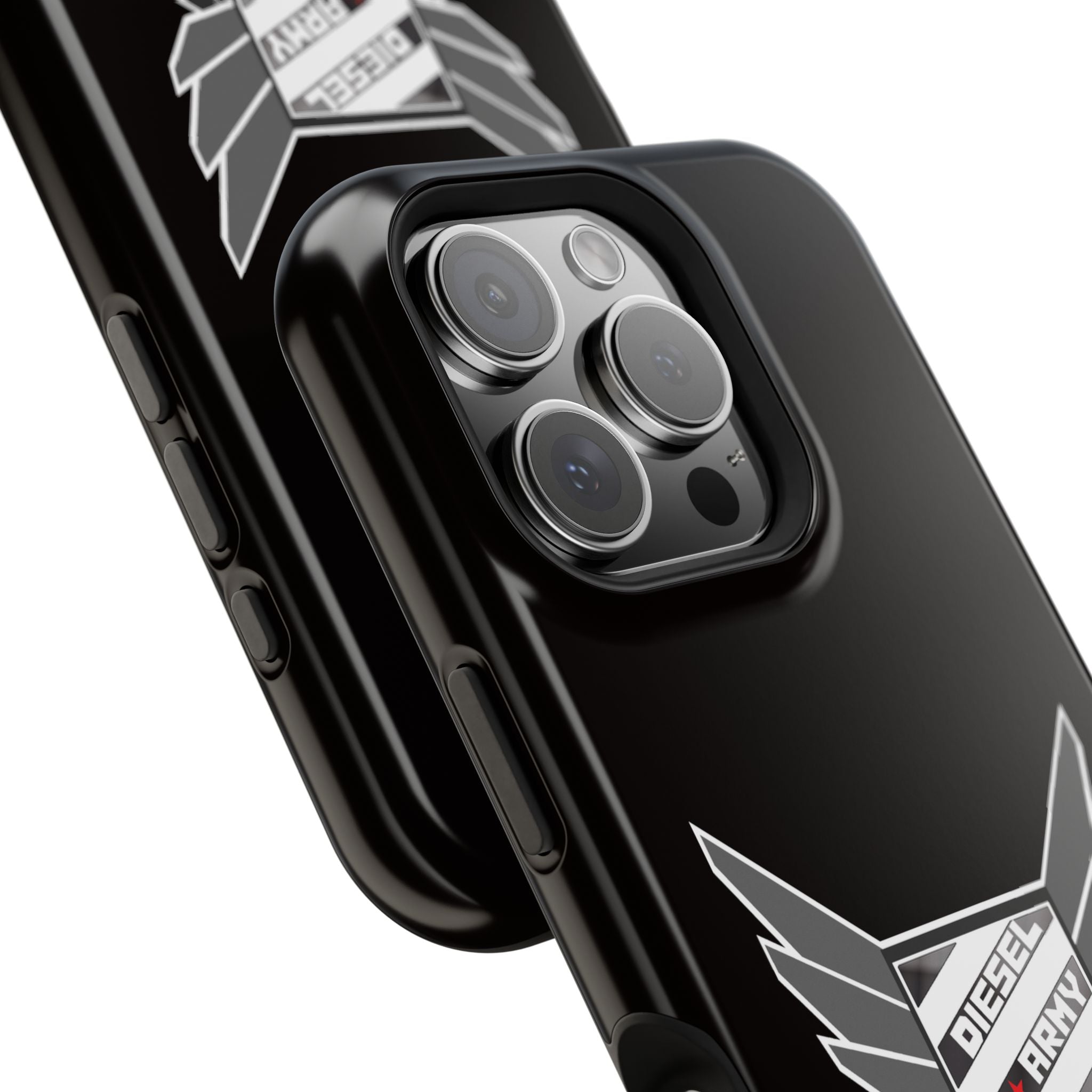 Phone Case — Black Diesel Army Emblem Impact-Resistant Case