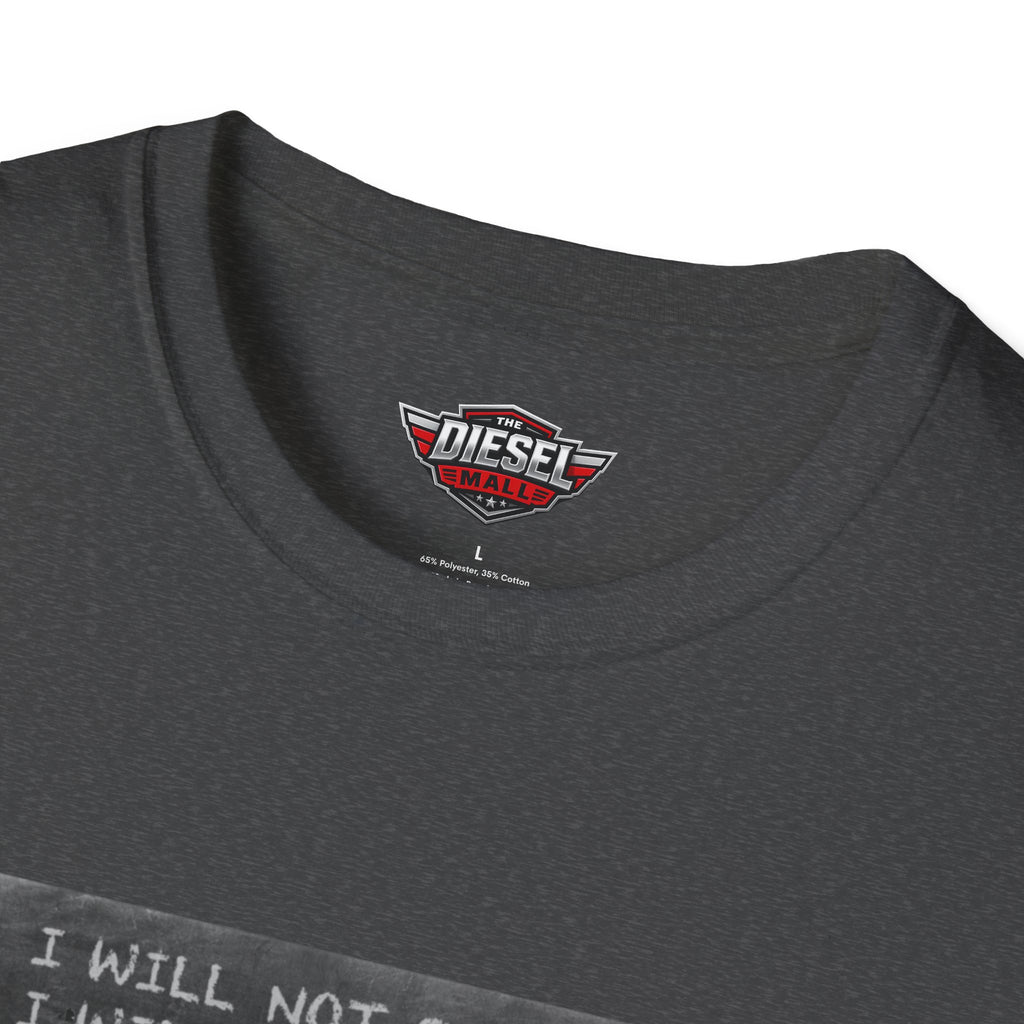 Chalkboard Kid 'I Will Not Roll Coal' T-Shirt