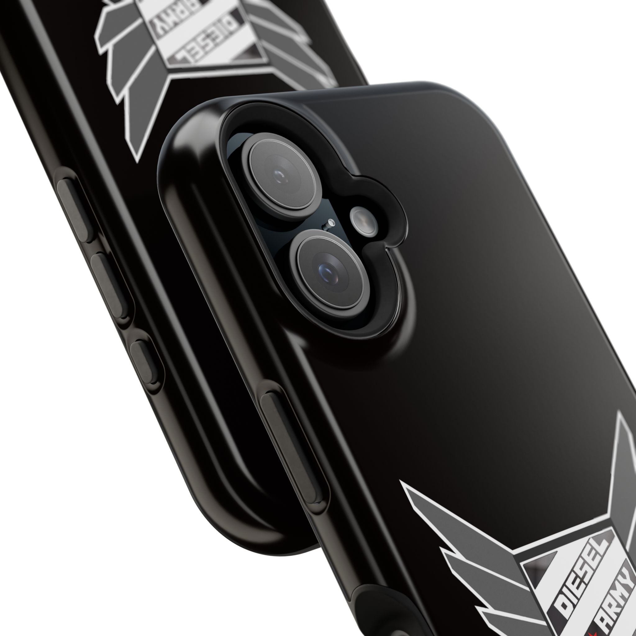Phone Case — Black Diesel Army Emblem Impact-Resistant Case